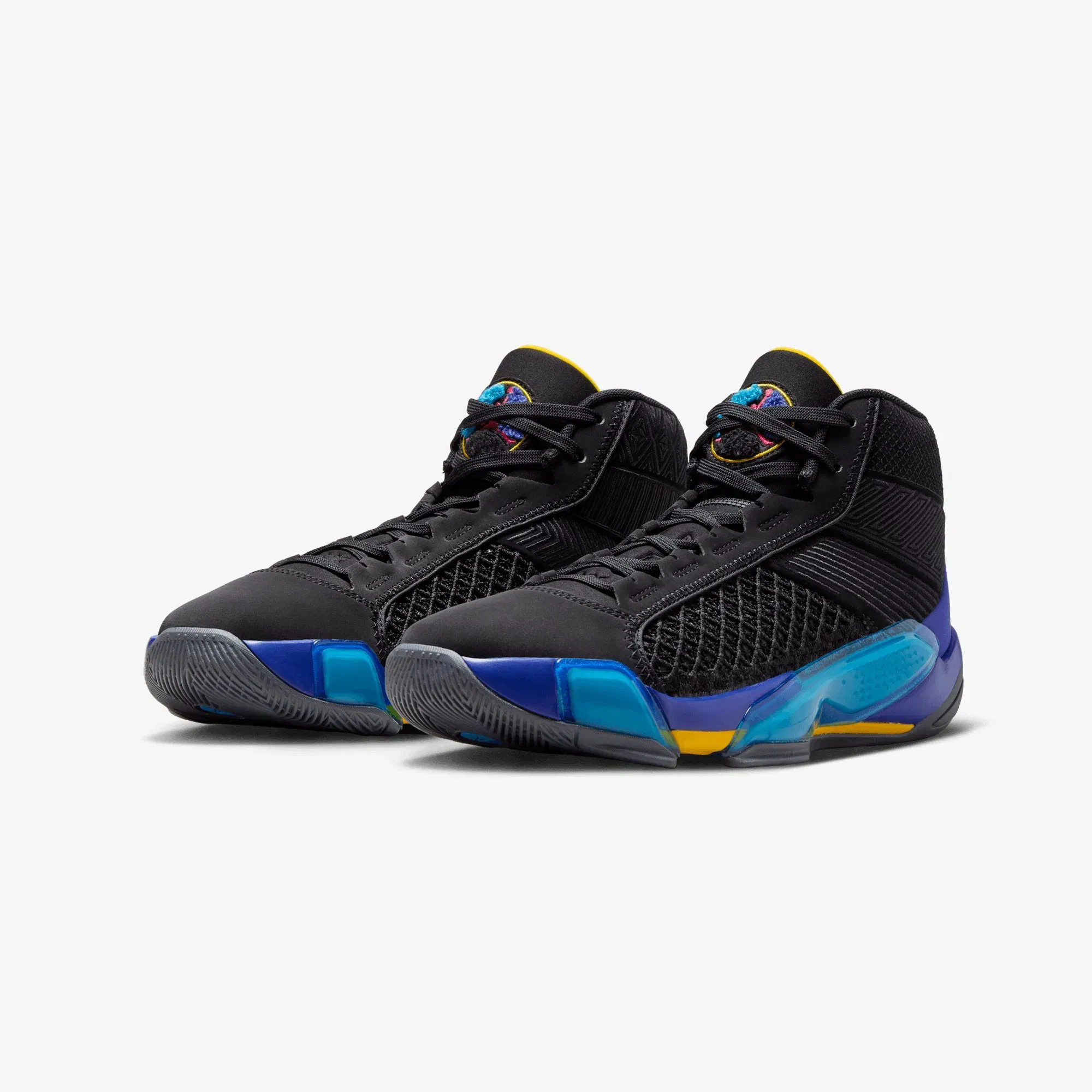Jordan AIR JORDAN XXXVIII "AQUA" PF { BLACK/TRUE RED-BRIGHT CONCORD-AQUATONE