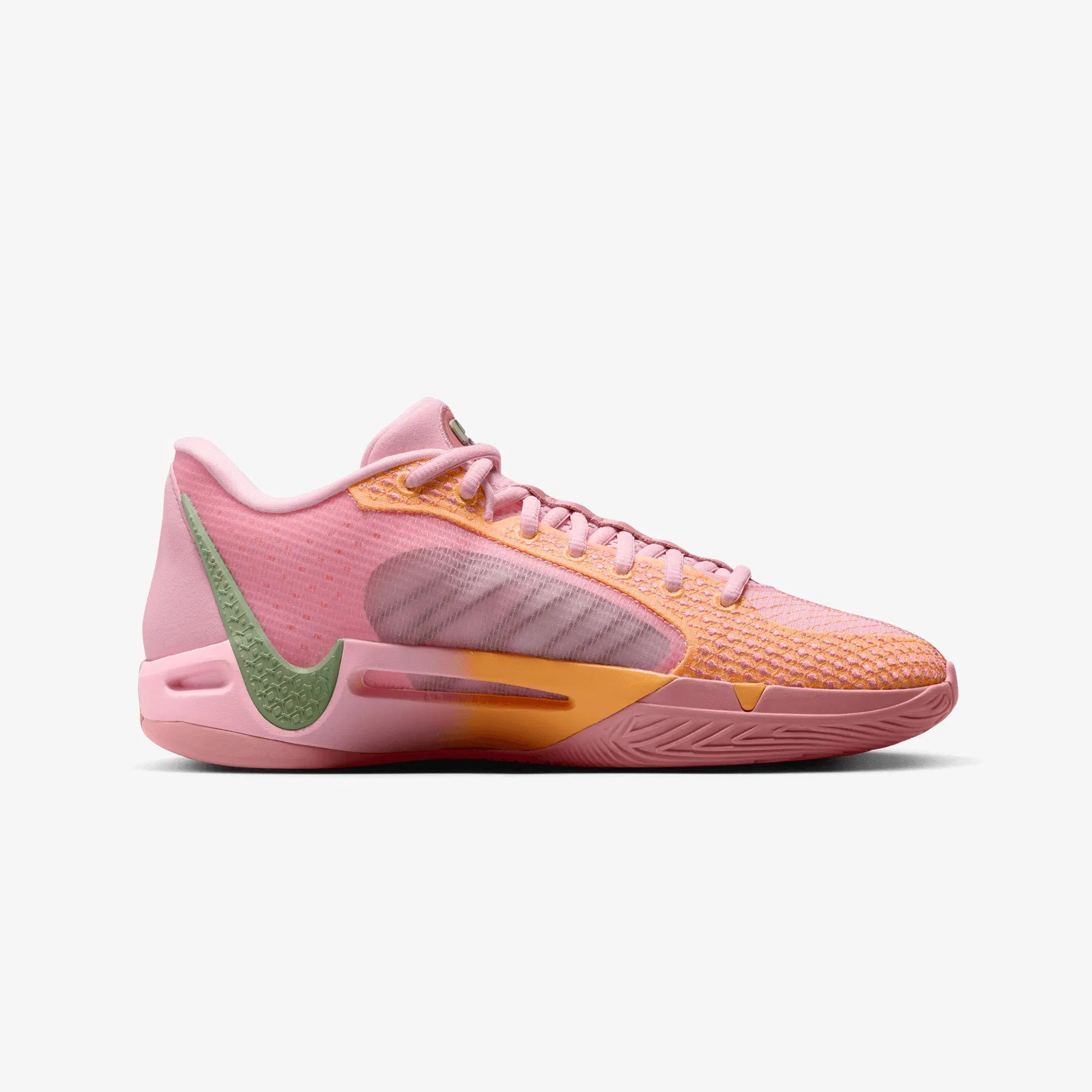 Nike SABRINA 1 "WEST COAST ROOTS" EP { MED SOFT PINK/OIL GREEN-TOTAL ORANGE