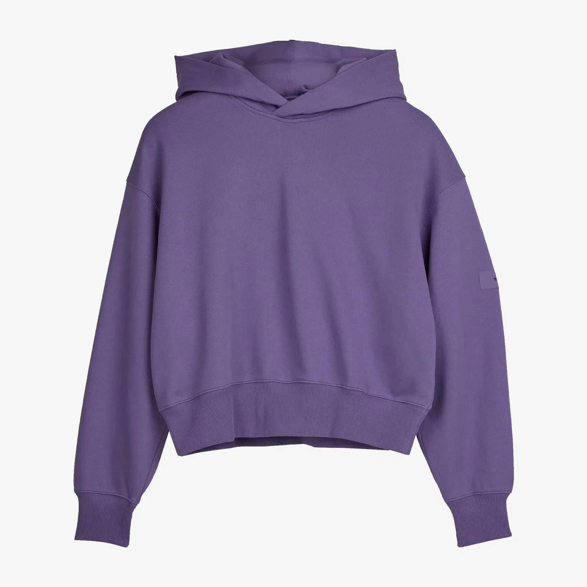 Y-3 ORGANIC COTTON TERRY BOXY HOODIE { TECH PURPLE