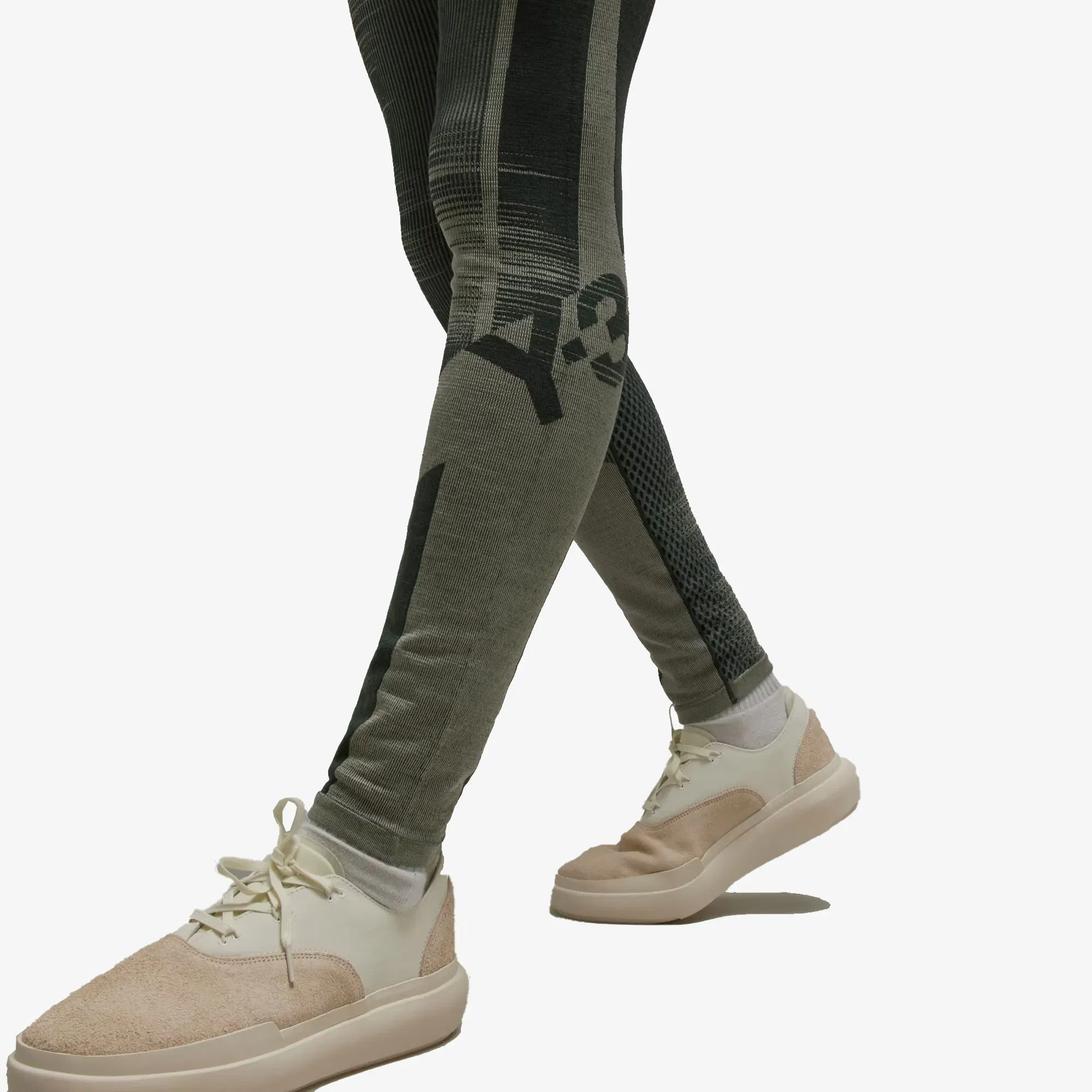 Y-3 ENGINEERED TIGHTS { WONDER SILVER