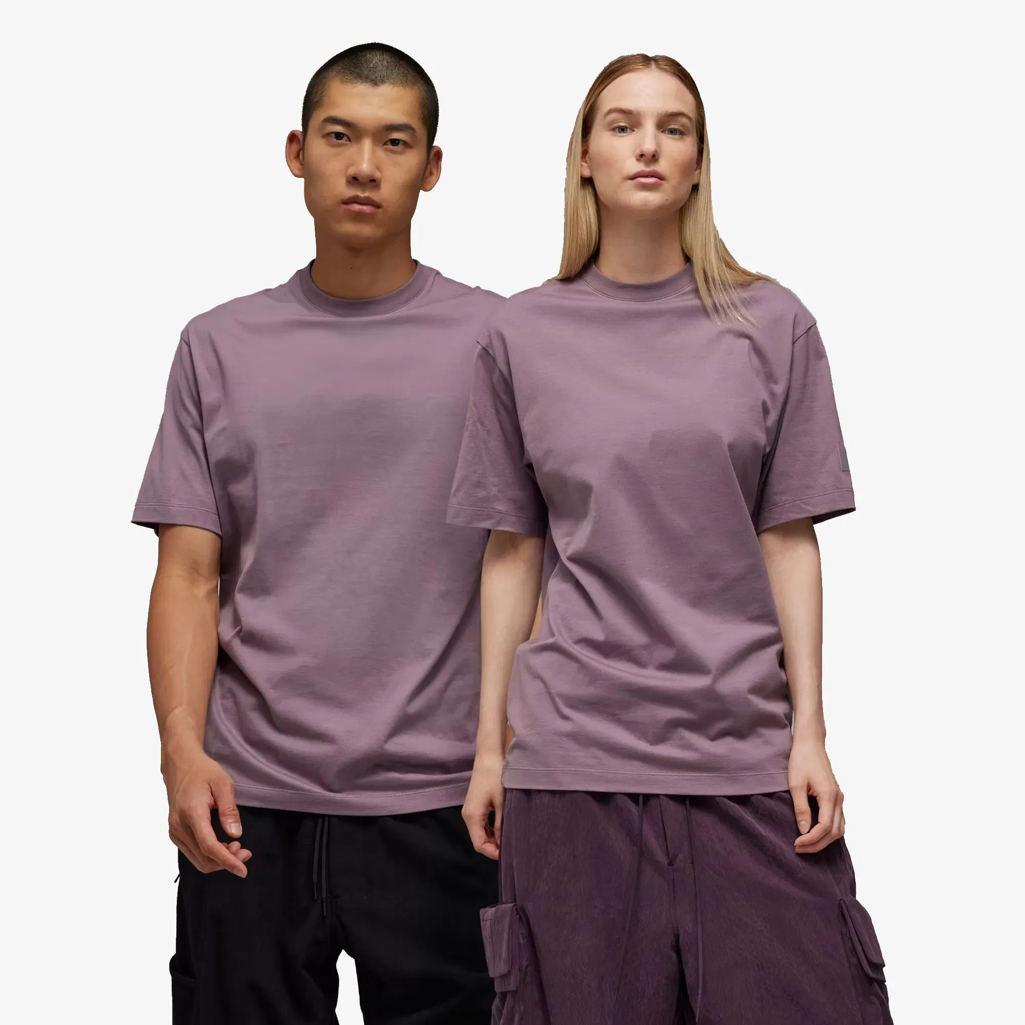 Y-3 RELAXED SHORT SLEEVE TEE { LEGACY PURPLE