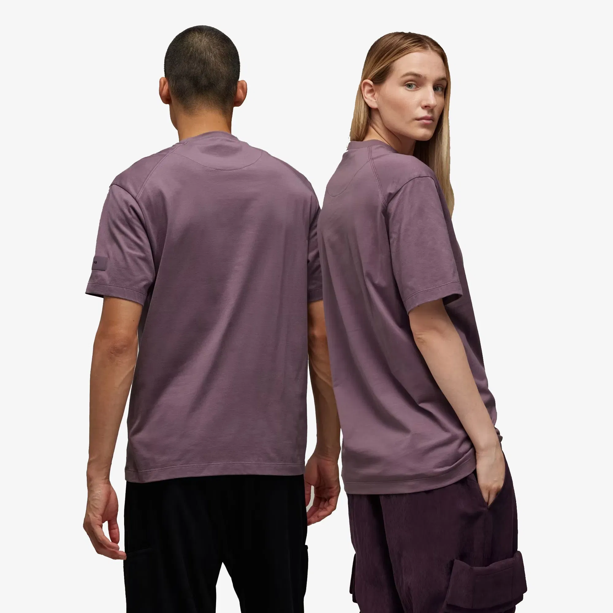 Y-3 RELAXED SHORT SLEEVE TEE { LEGACY PURPLE