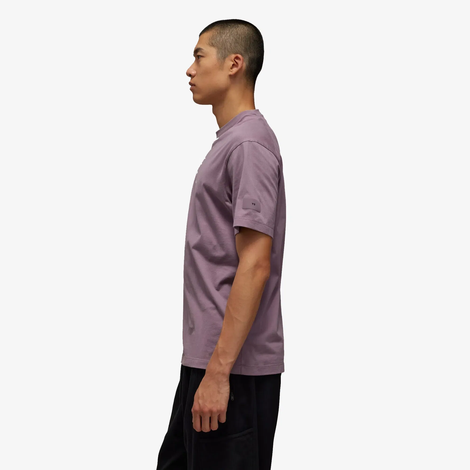 Y-3 RELAXED SHORT SLEEVE TEE { LEGACY PURPLE
