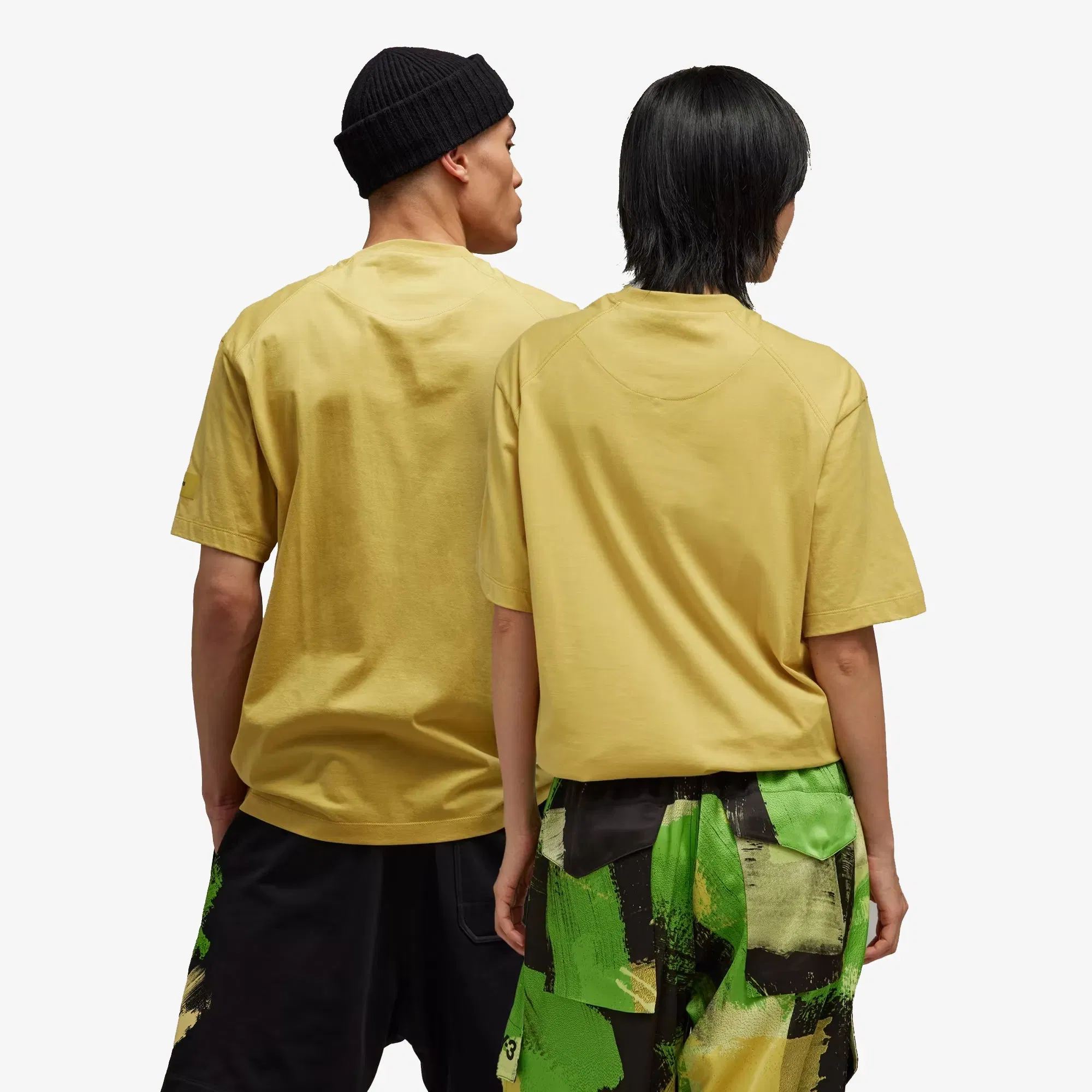 Y-3 RELAXED SHORT SLEEVE TEE { BLANCH YELLOW
