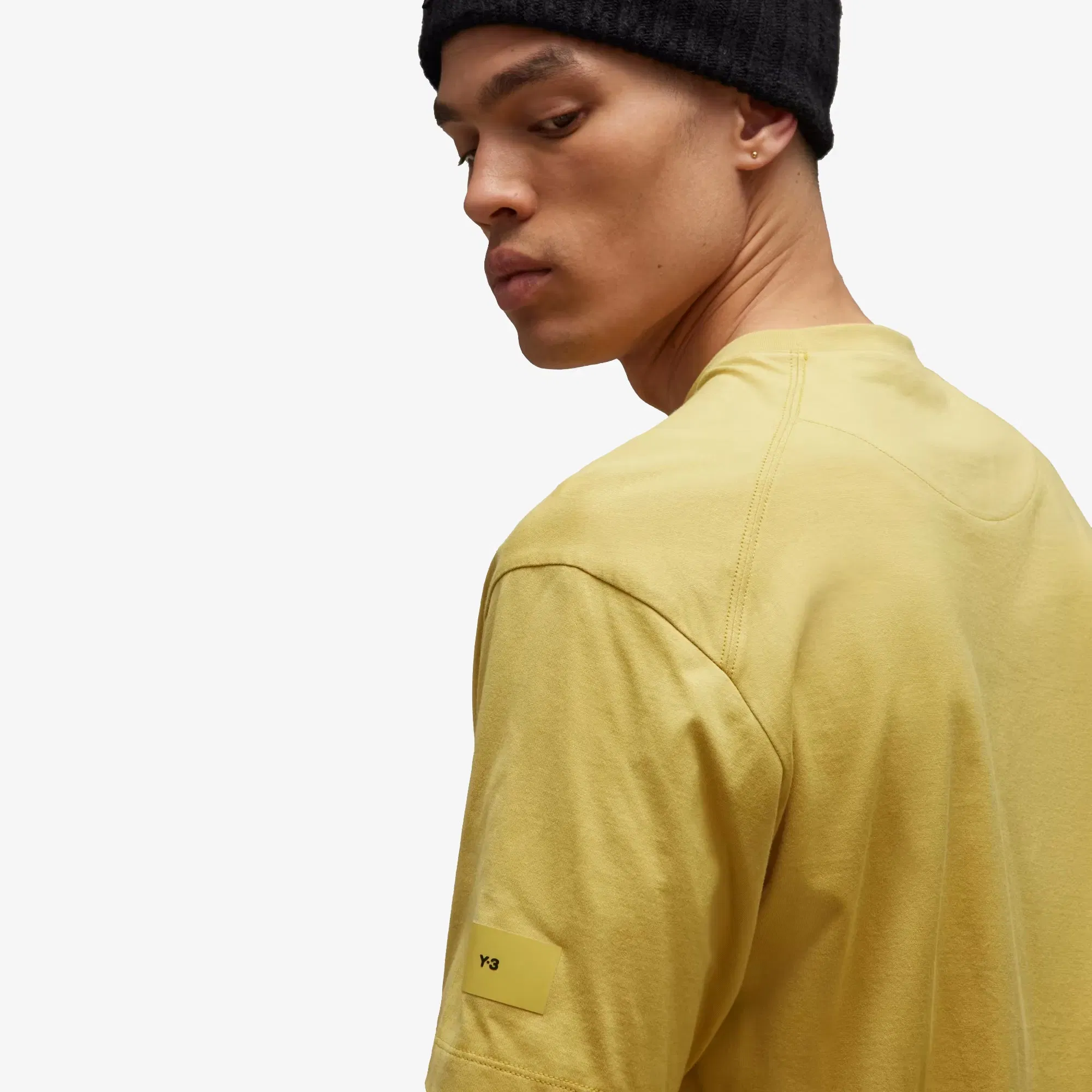 Y-3 RELAXED SHORT SLEEVE TEE { BLANCH YELLOW