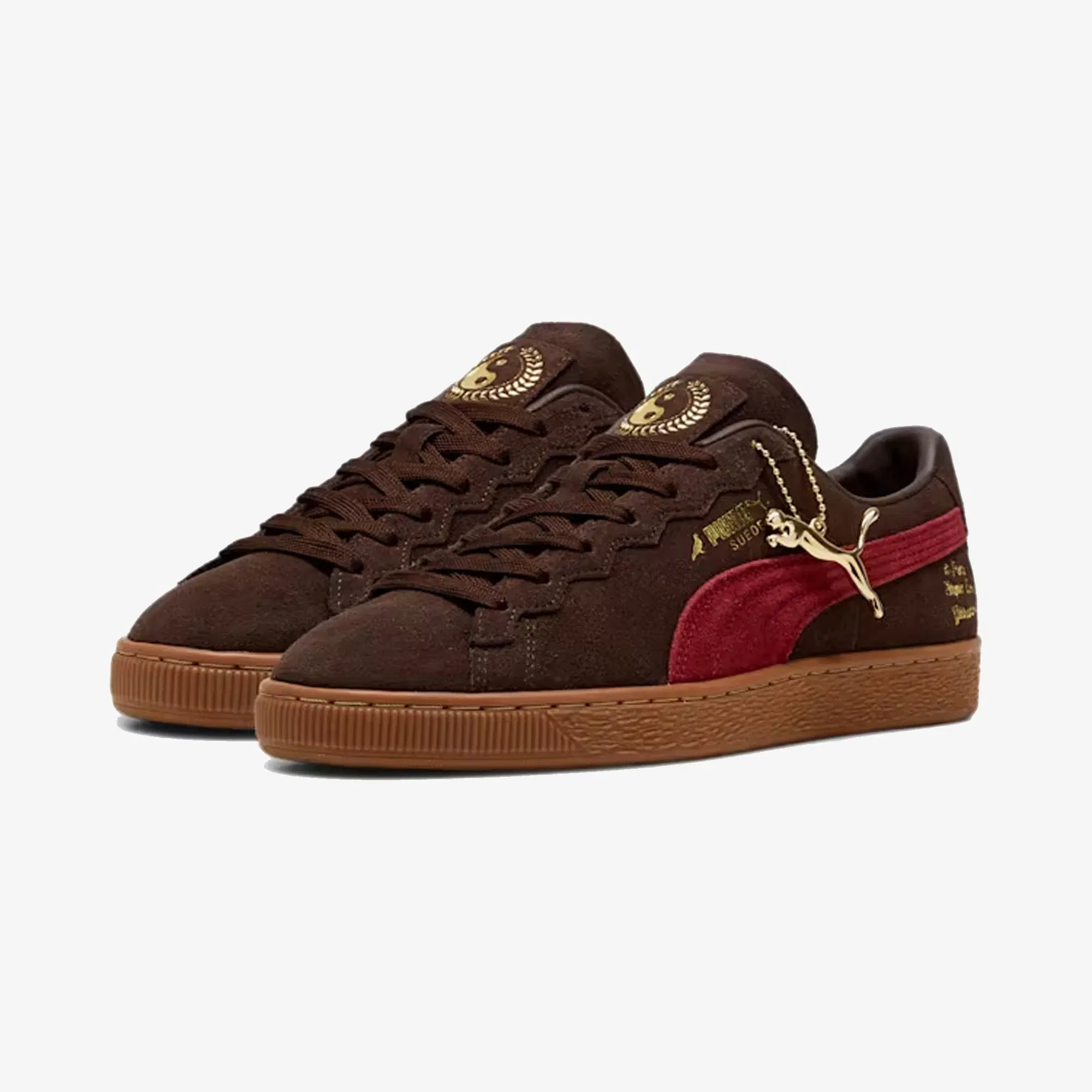 Puma STAPLE B SUEDE { DARK CHOCOLATE-RHUBARB