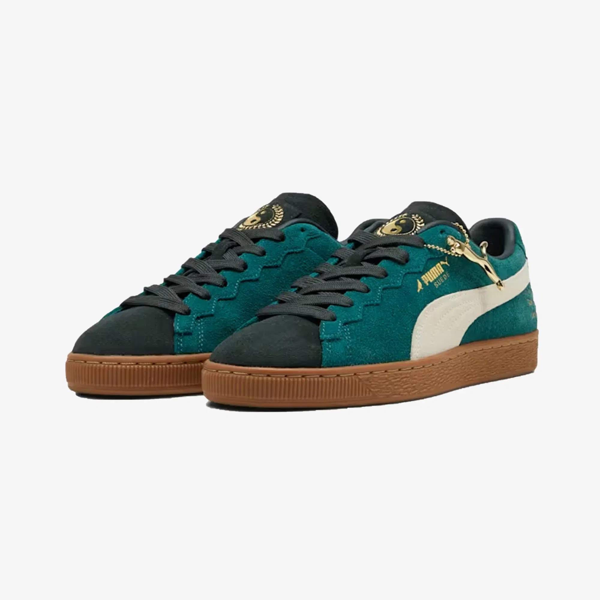 Puma STAPLE G SUEDE { MALACHITE-ALPINE SNOW