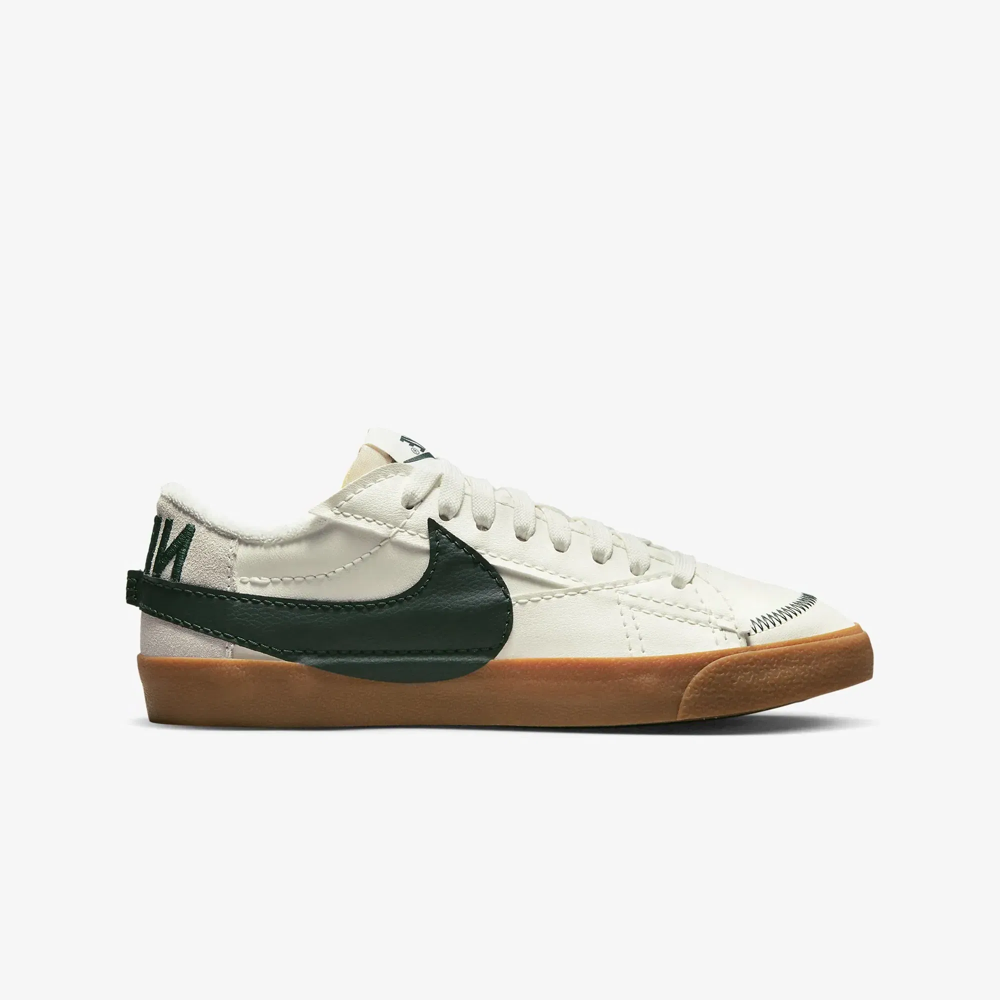 Nike BLAZER LOW '77 JUMBO WNTR { SAIL/PRO GREEN-GUM MED BROWN