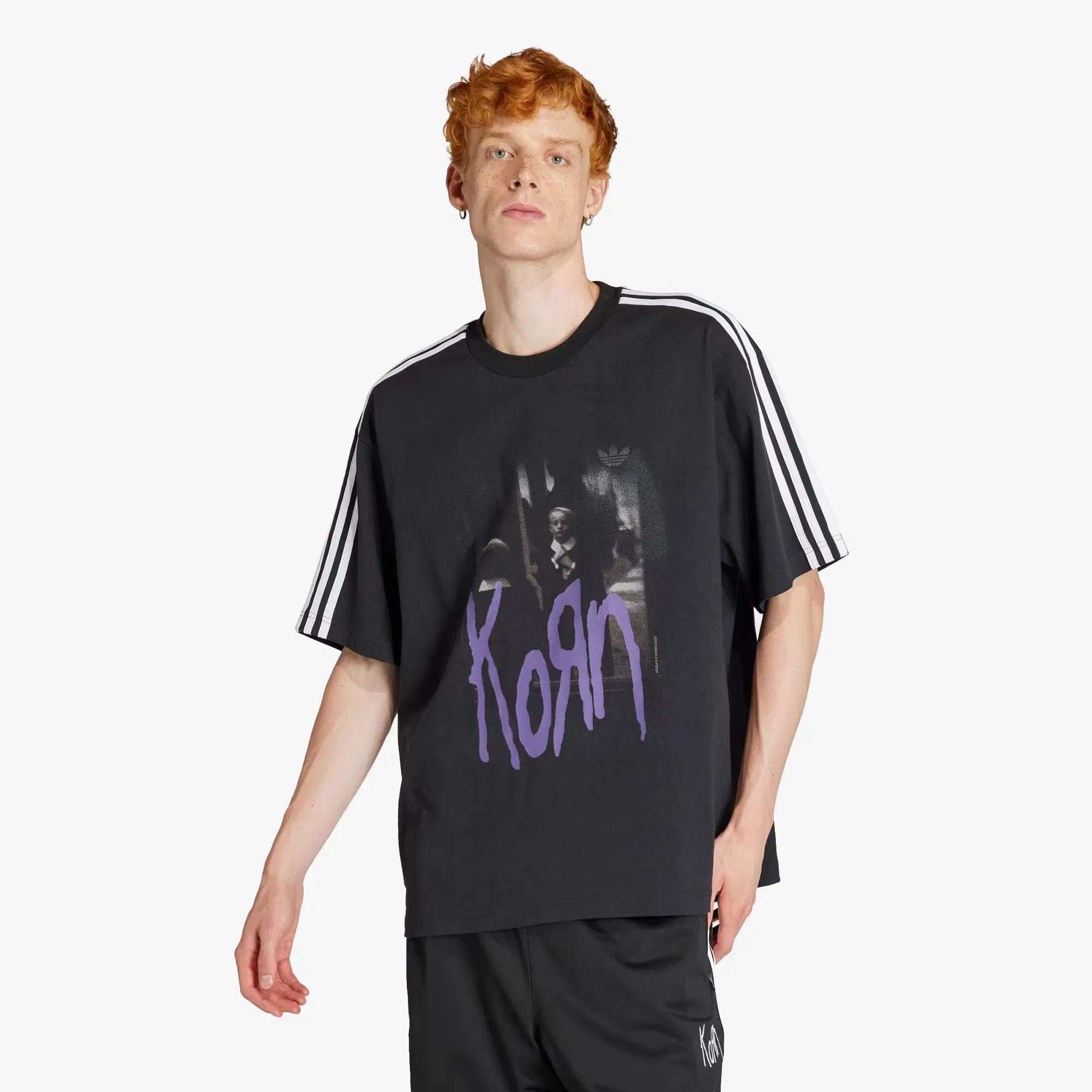 Adidas Originals KORN GRAPHIC T-Shirt { CARBON