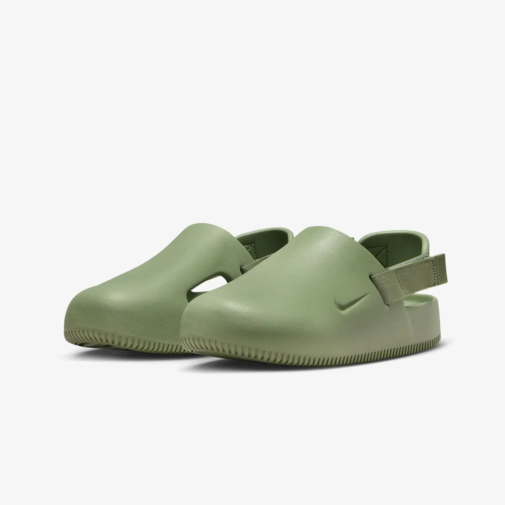 Nike CALM MULES { OIL GREEN/OIL GREEN