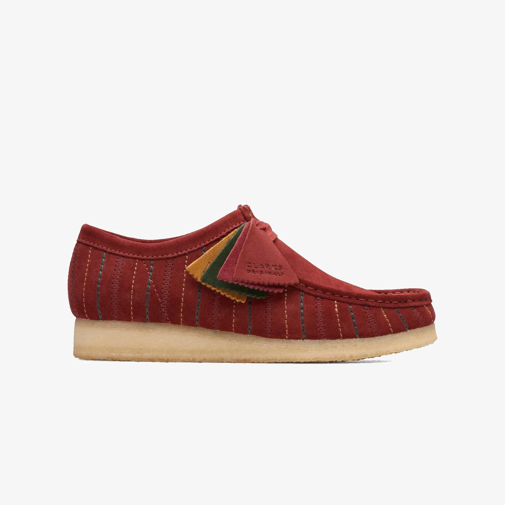 Clarks Originals WALLABEE CUP { BURGUNDY COMBI