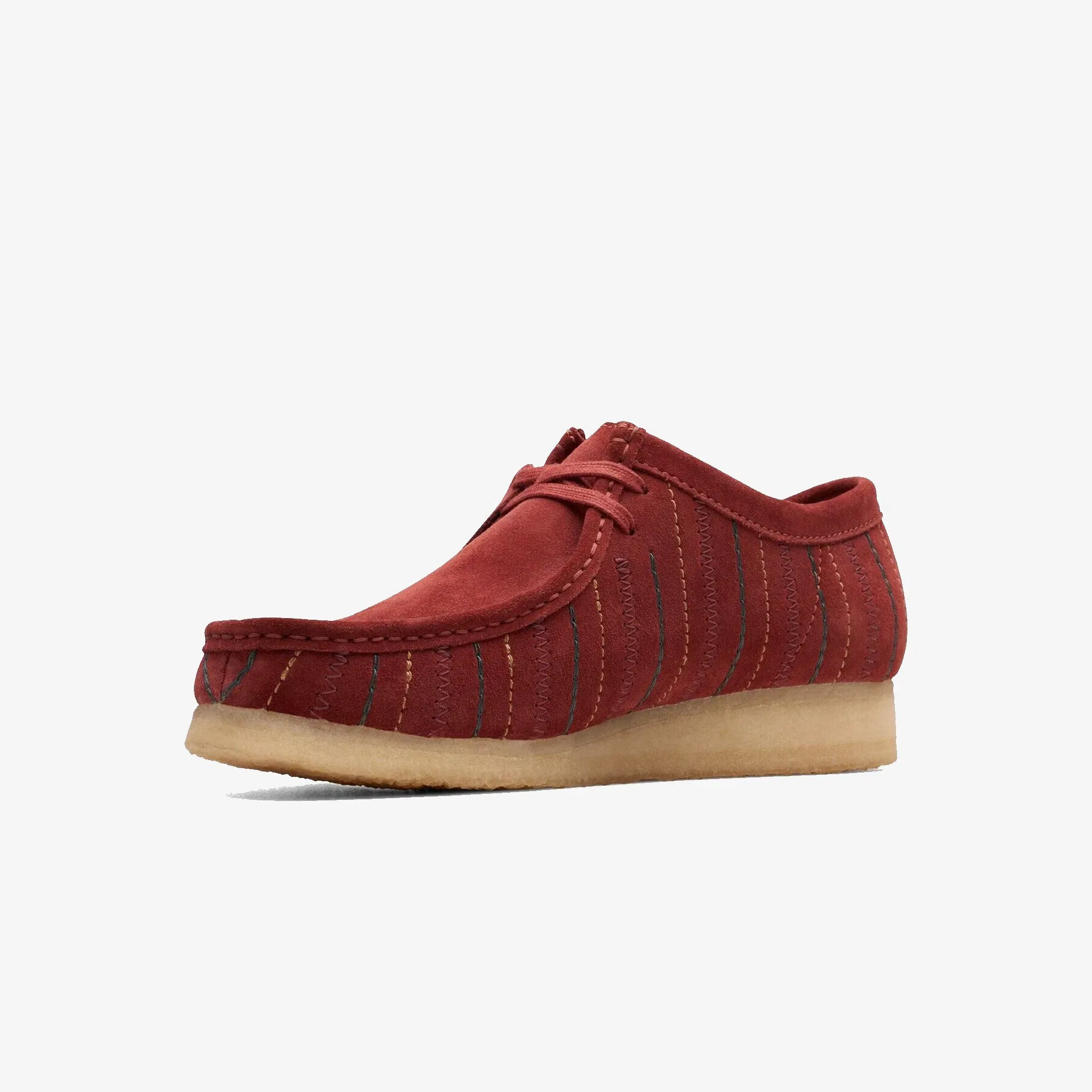 Clarks Originals WALLABEE CUP { BURGUNDY COMBI