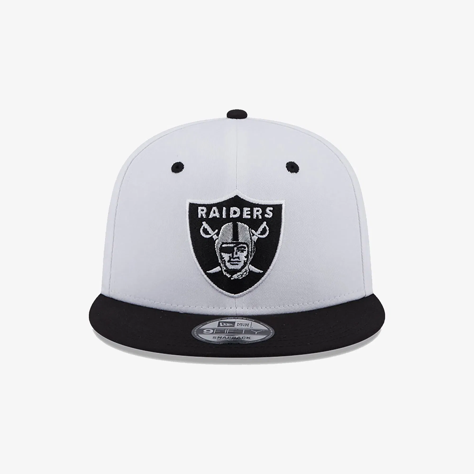 New Era LAS VEGAS RAIDERS NFL WHITE 9FIFTY SNAPBACK CAP { WHITE