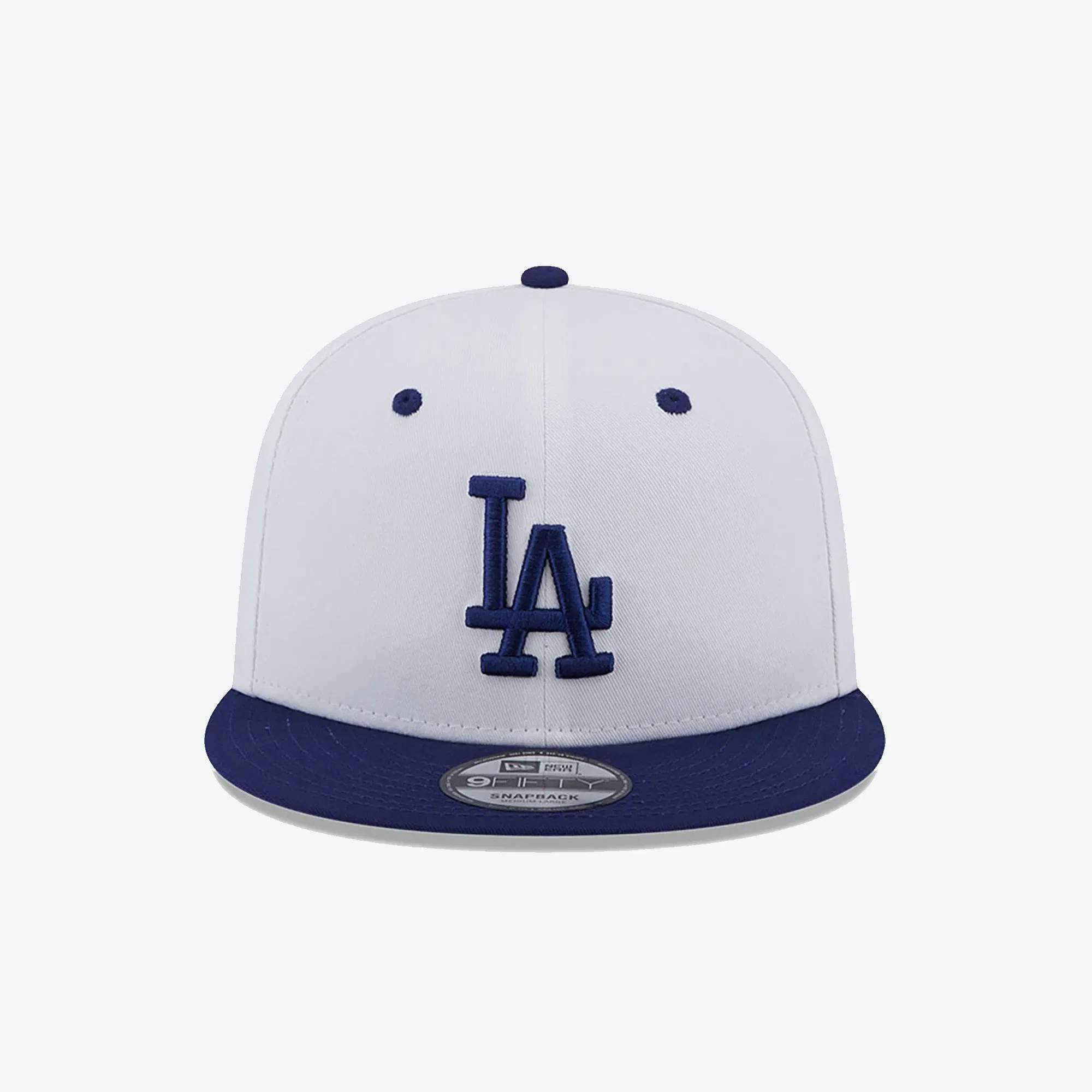 New Era LA DODGERS WHITE CROWN PATCH WHITE 9FIFTY SNAPBACK CAP { WHITE