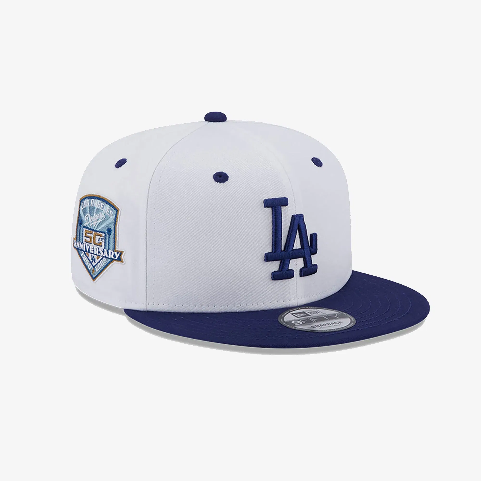 New Era LA DODGERS WHITE CROWN PATCH WHITE 9FIFTY SNAPBACK CAP { WHITE
