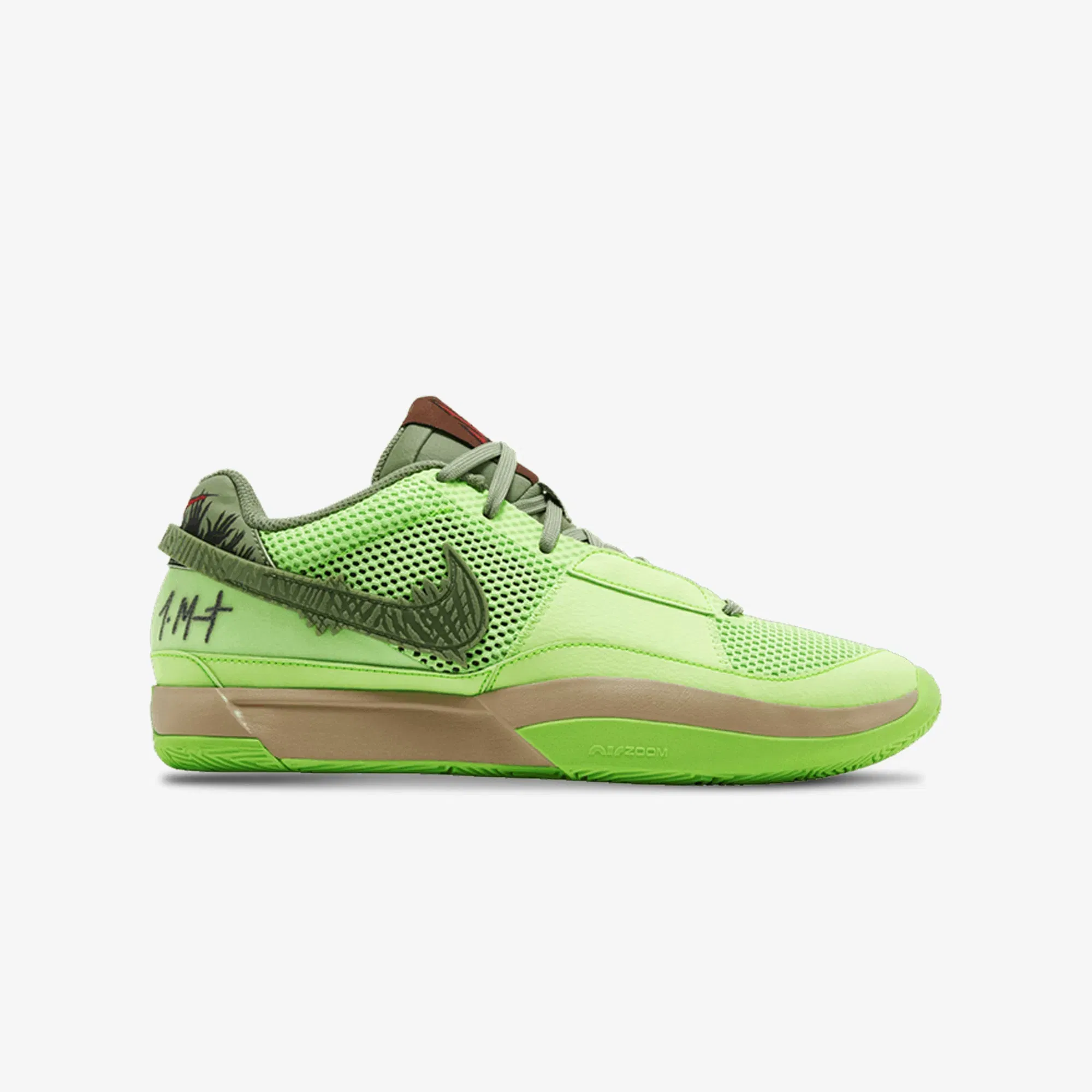 Nike JA 1 NRG EP { LIME BLAST/OIL GREEN-BLACK-HEMP