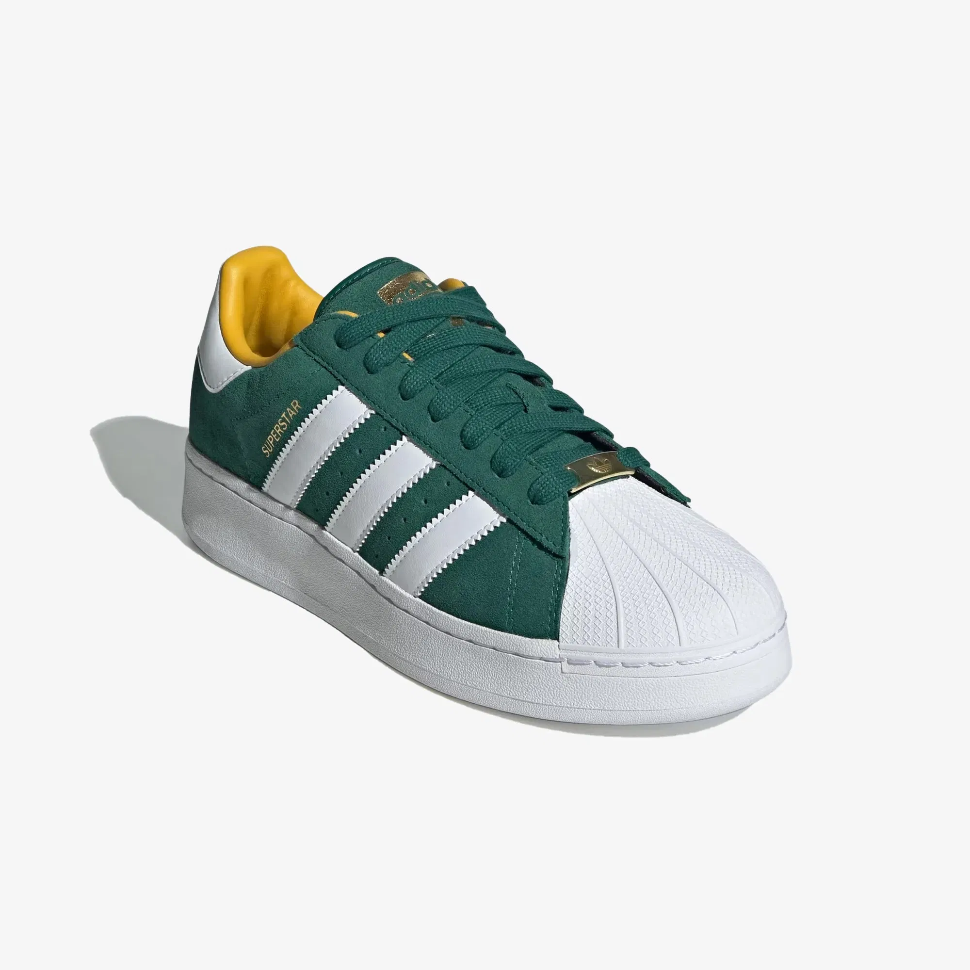 Adidas Originals SUPERSTAR XLG { CGRENN/FTWWHT/BOGOLD