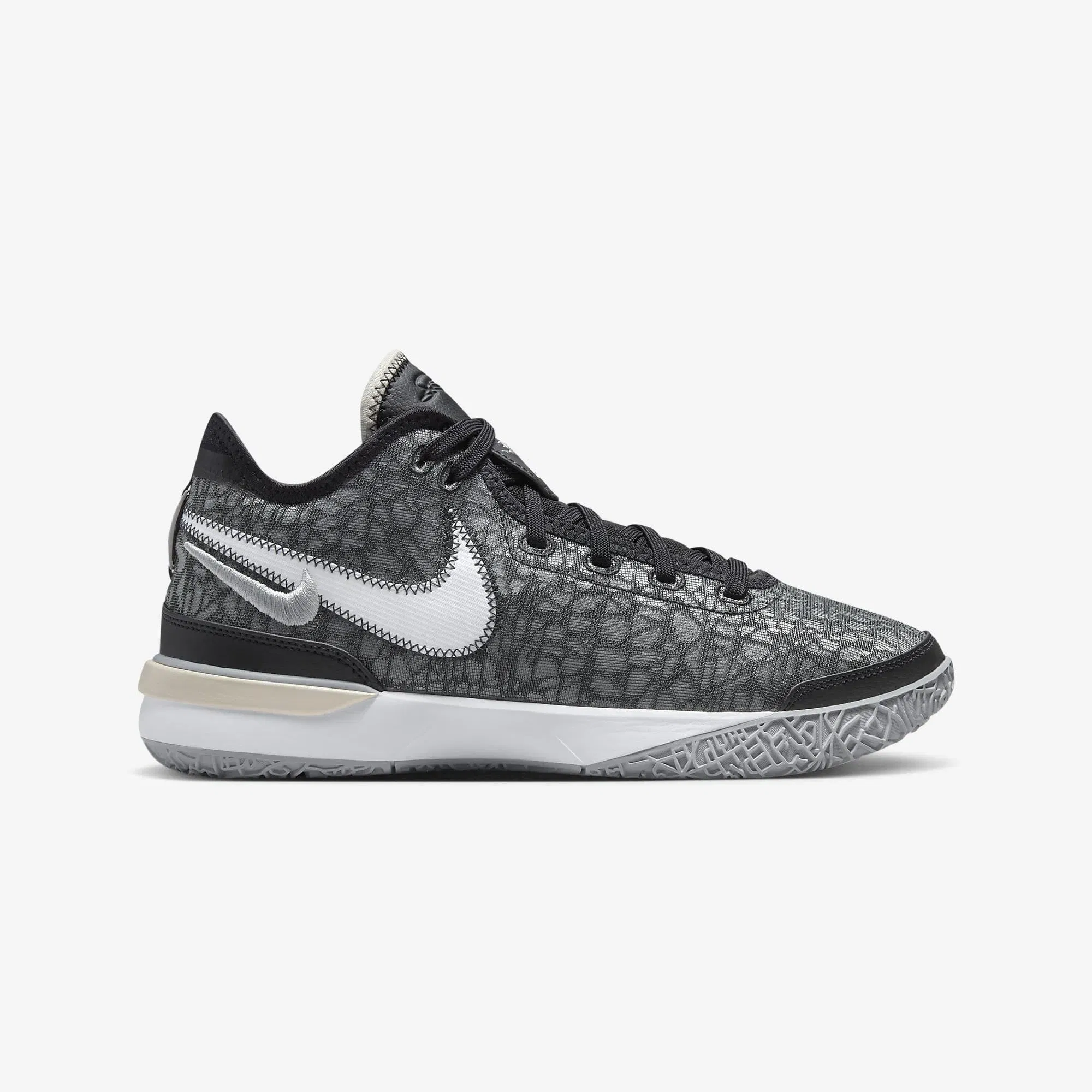 Nike LEBRON NXXT GEN EP { BLACK/WOLF GREY-WHITE-LIGHT BONE