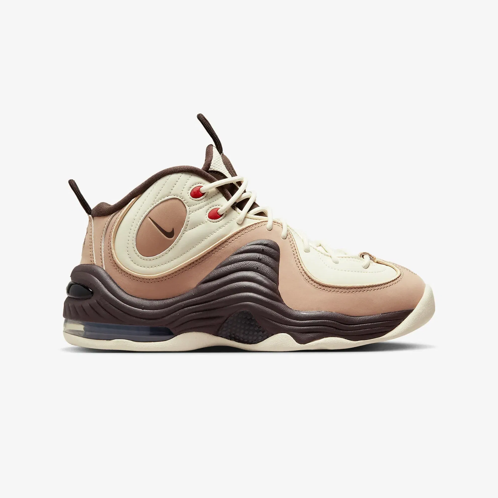 Nike AIR PENNY 2 { COCONUT MILK/BAROQUE BROWN-HEMP-SESAME