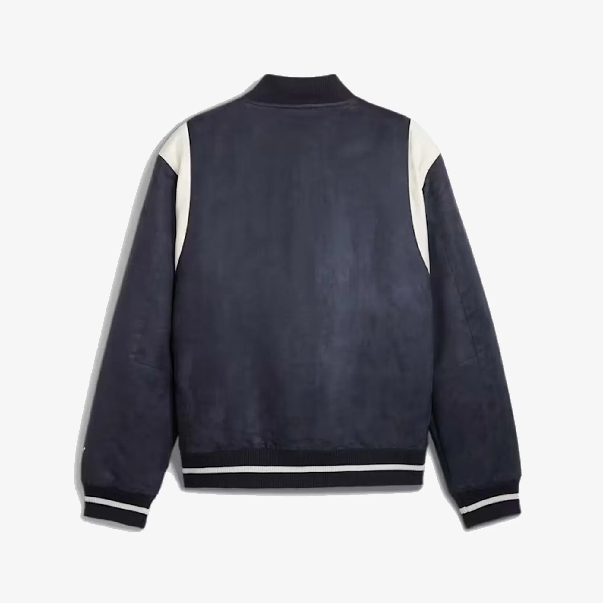 Puma PUMA x STAPLE VARSITY JACKET { NEW NAVY