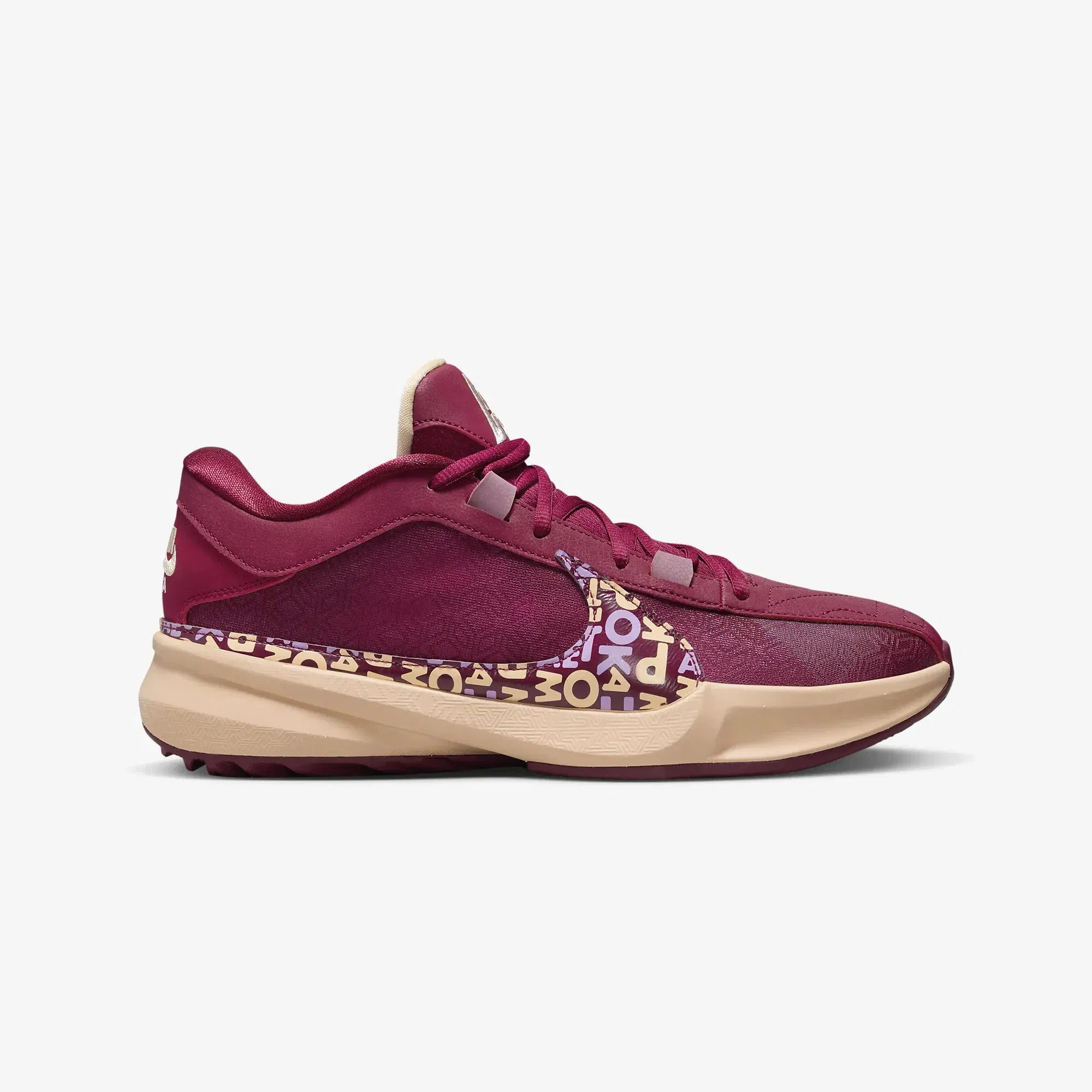 Nike FREAK 5 EP { NOBLE RED/ICE PEACH-DESERT BERRY