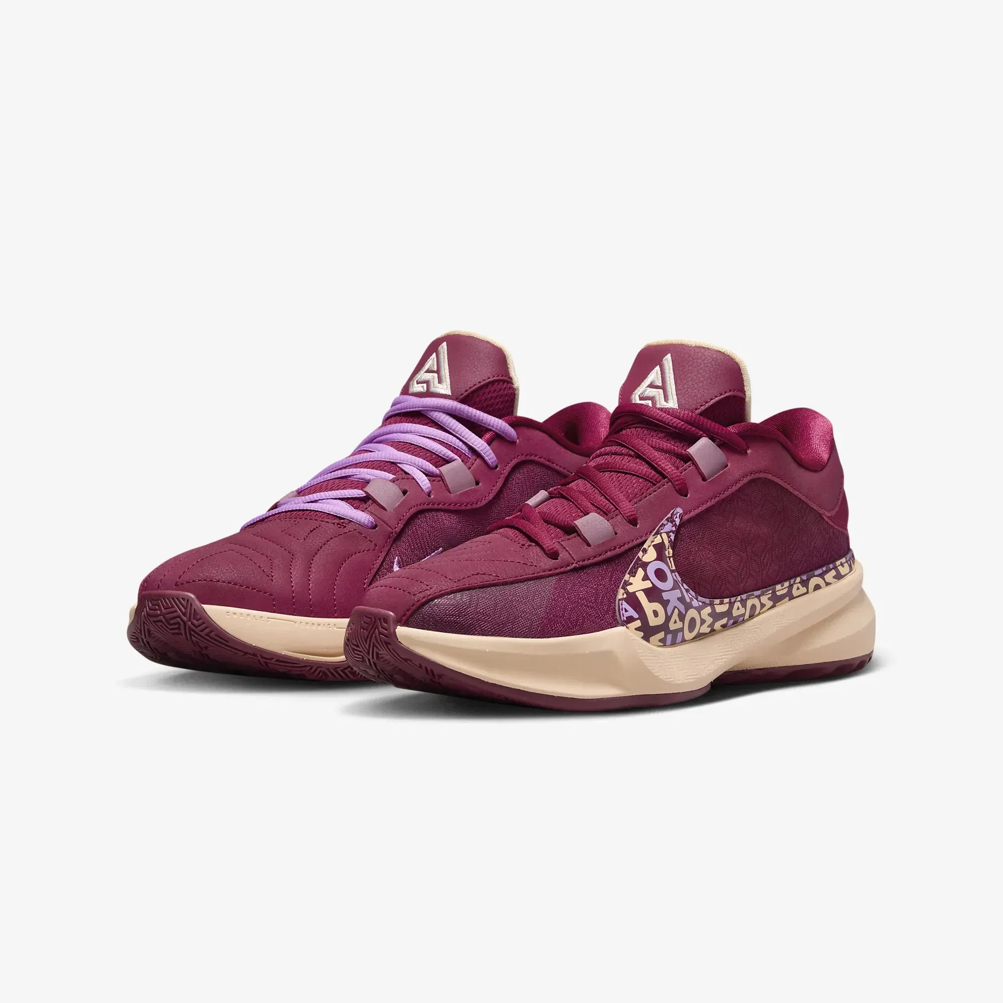 Nike FREAK 5 EP { NOBLE RED/ICE PEACH-DESERT BERRY