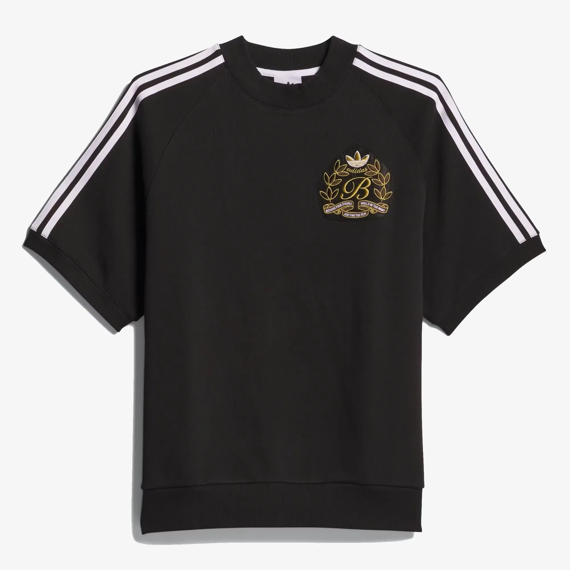 Adidas Originals TEE-CREW { BLACK/WHITE