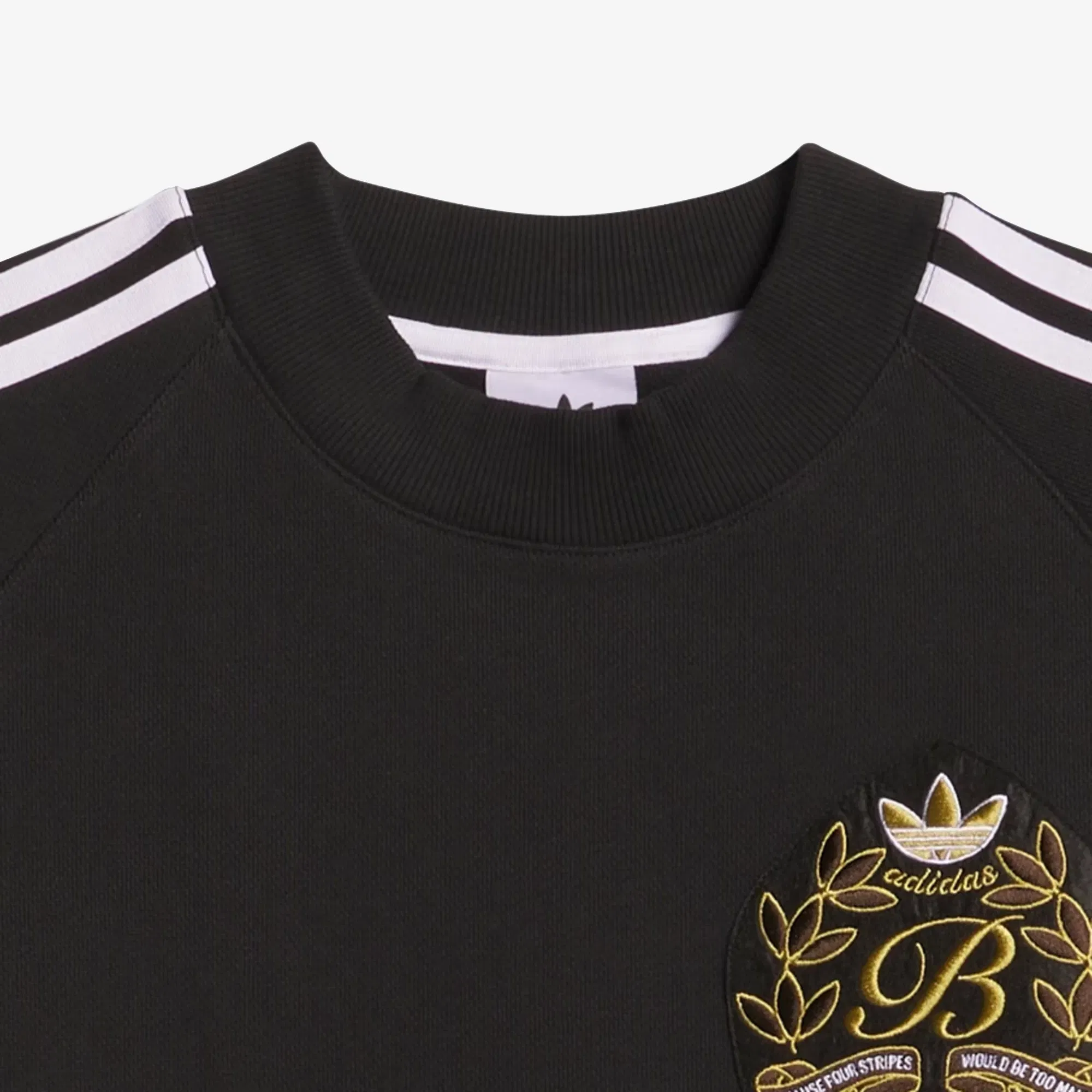 Adidas Originals TEE-CREW { BLACK/WHITE