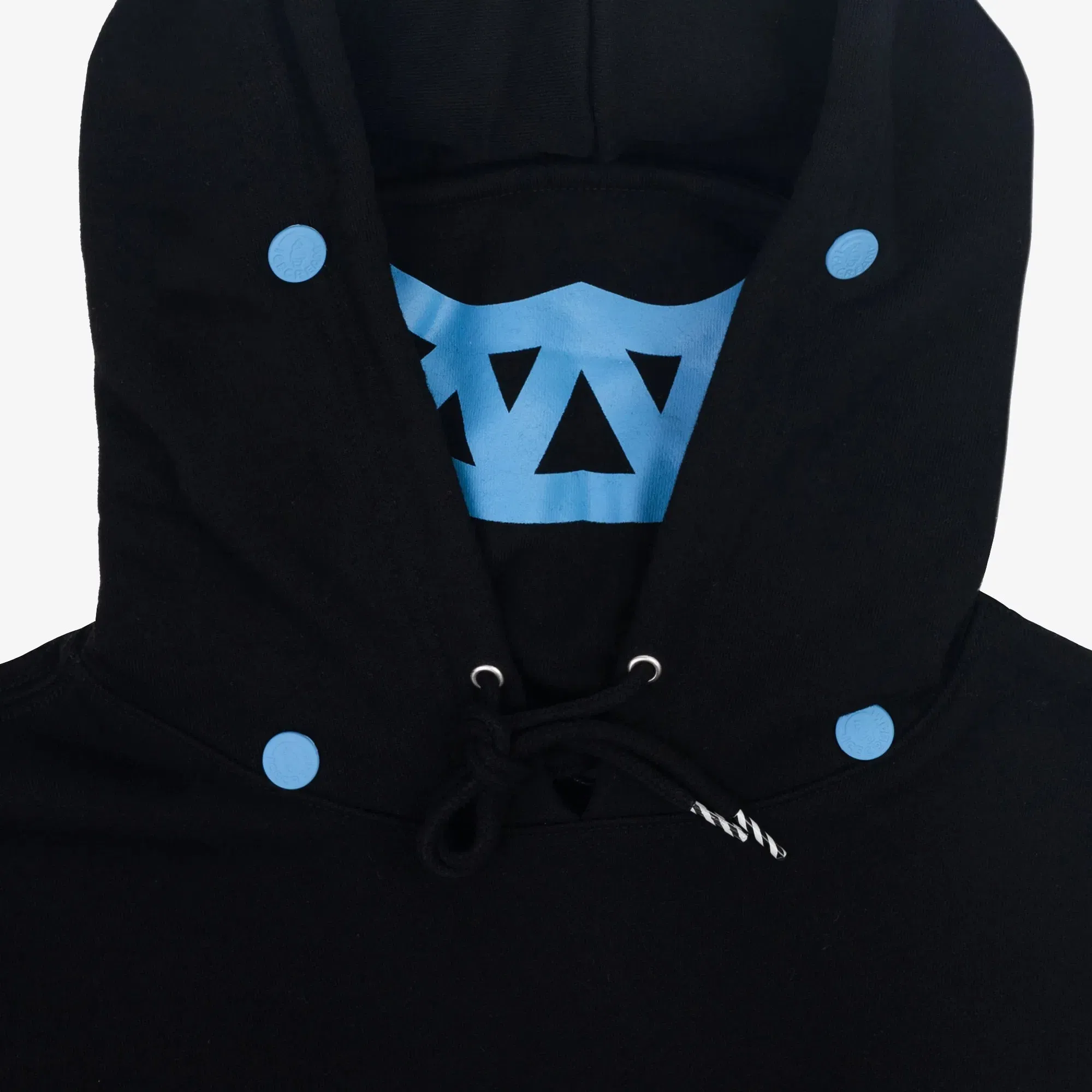 Icecream OVERLAP HOODIE { BLACK