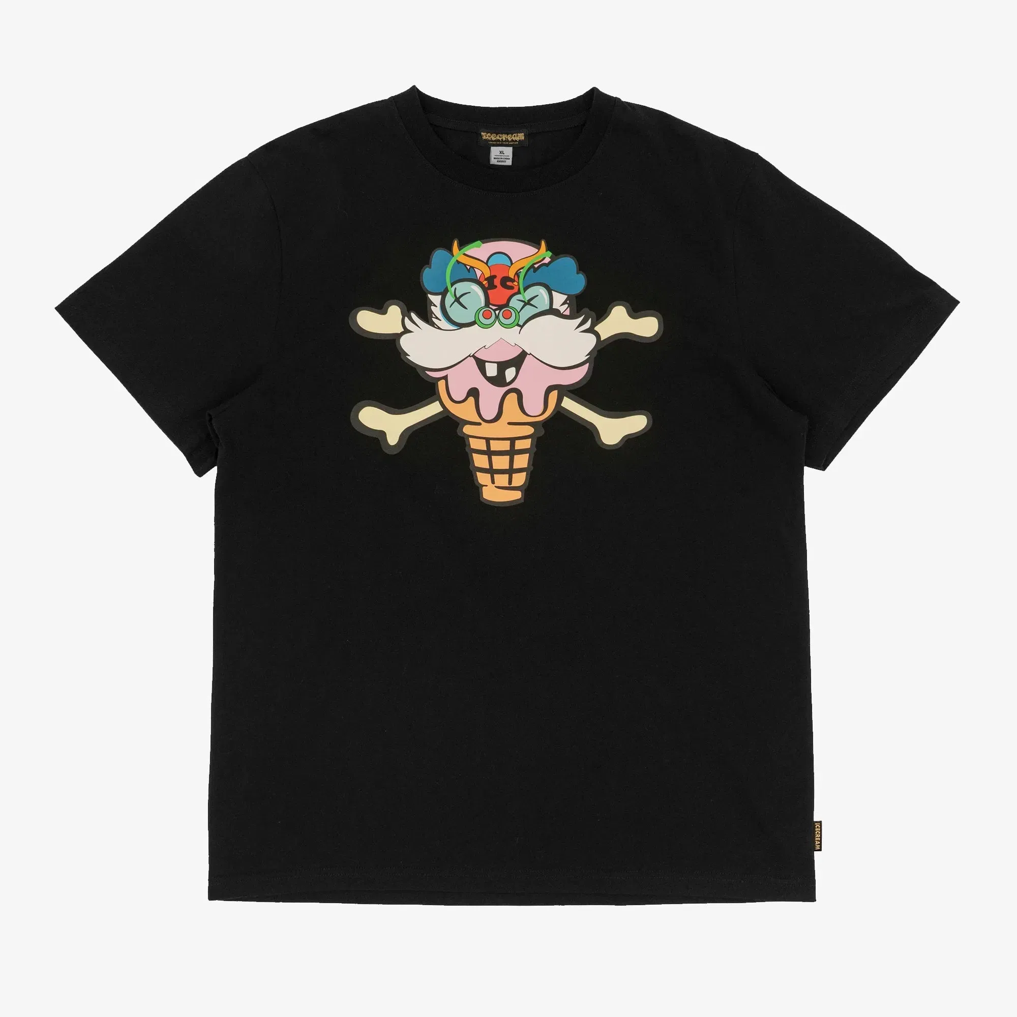 Icecream LION DANCE T-SHIRT { BLACK