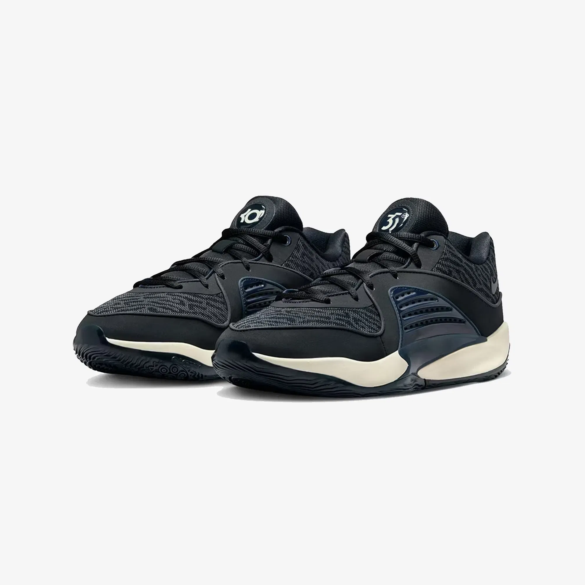 Nike KEVIN DURANT KD16 EP { BLACK/BLACK-DK SMOKE GREY-COCONUT MILK