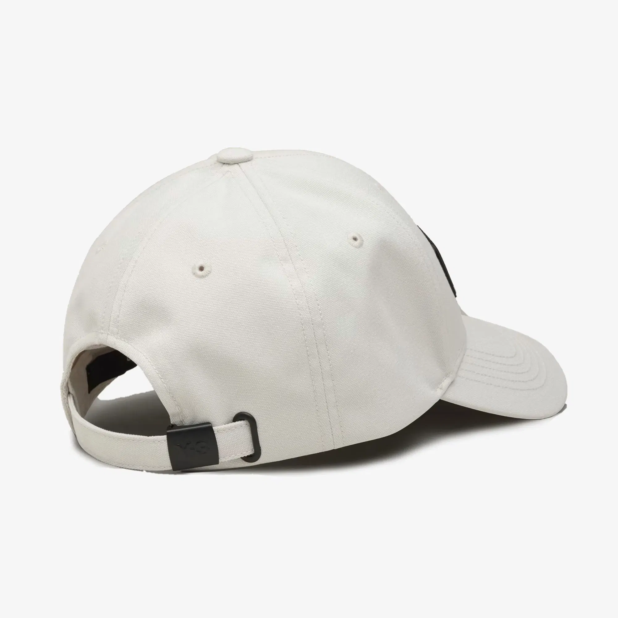 Y-3 FRONT WEBBING CAP { TALC