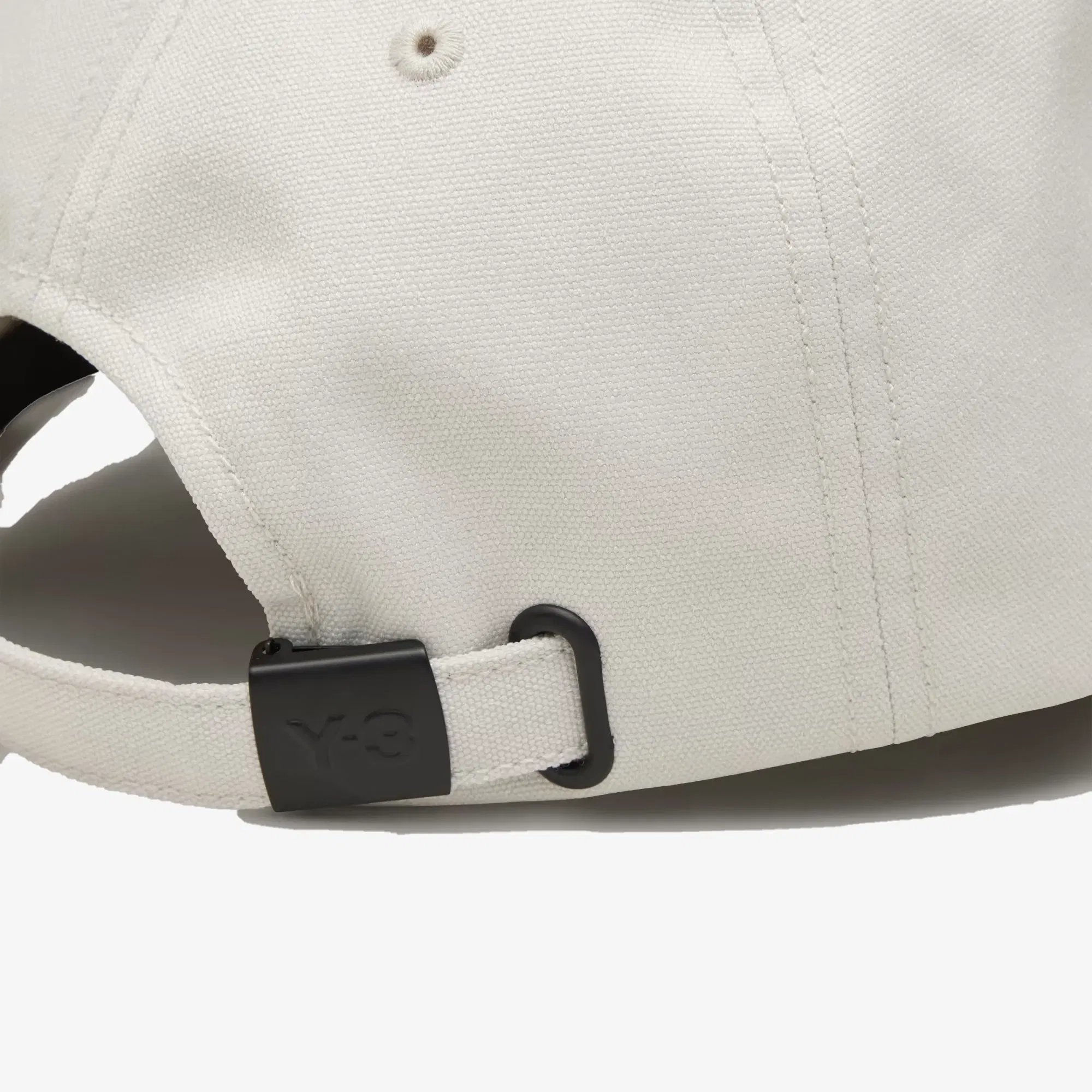 Y-3 FRONT WEBBING CAP { TALC
