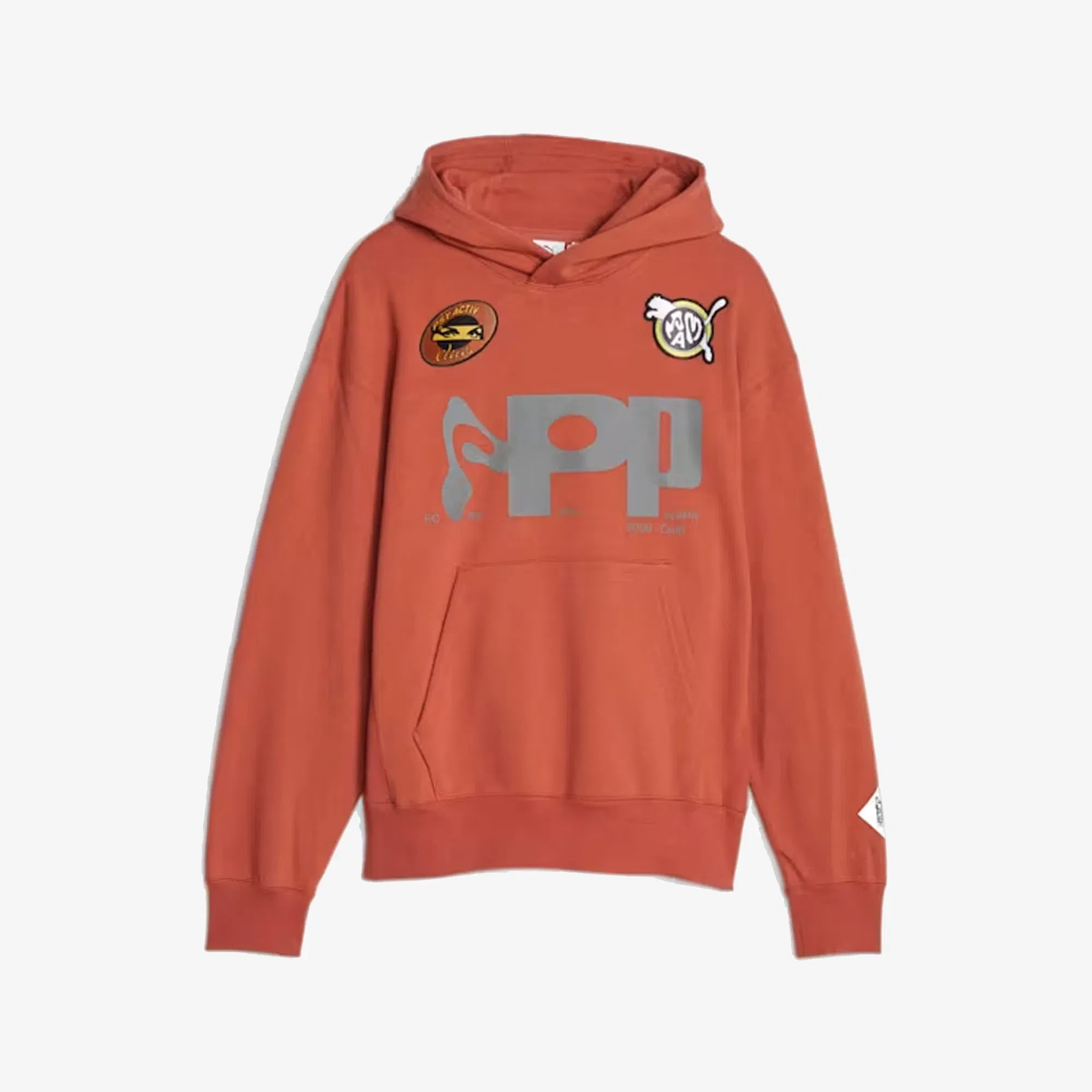 Puma PERKS AND MINI GRAPHIC HOODIE { APPLE CIDER