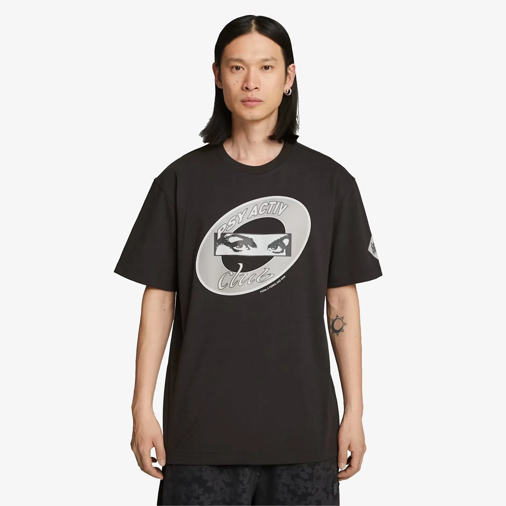 Puma PERKS AND MINI GRAPHIC T-Shirt { BLACK