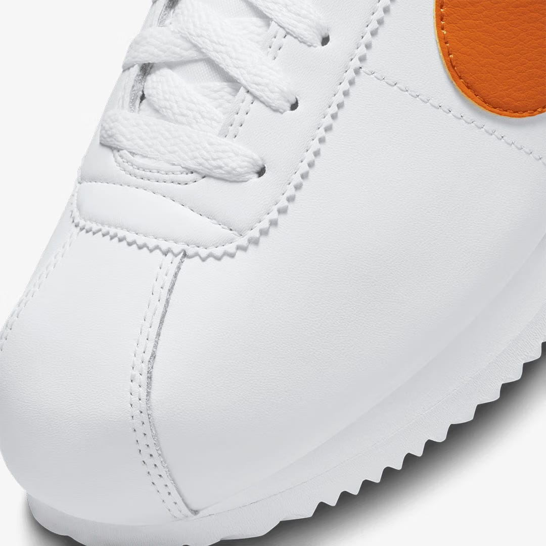 Nike CORTEZ { WHITE/CAMPFIRE ORANGE-JADE HORIZON