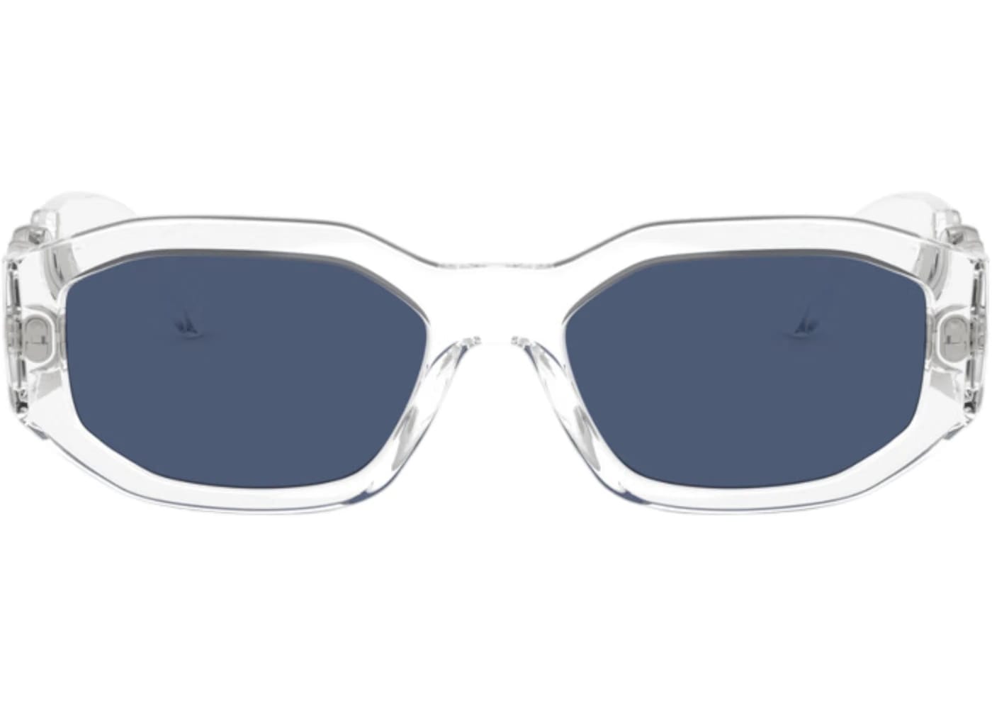 Versace Oval Sunglasses Deep Blue Crystal (VE4361 148/80)