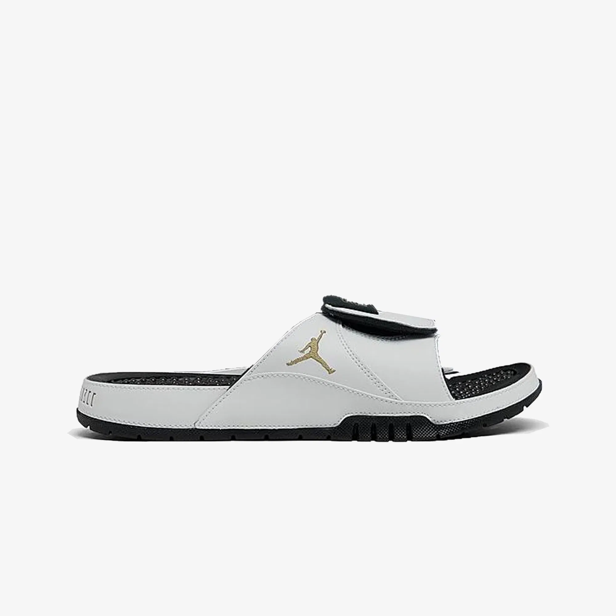 Jordan HYDRO XI { WHITE/METALLIC GOLD-BLACK