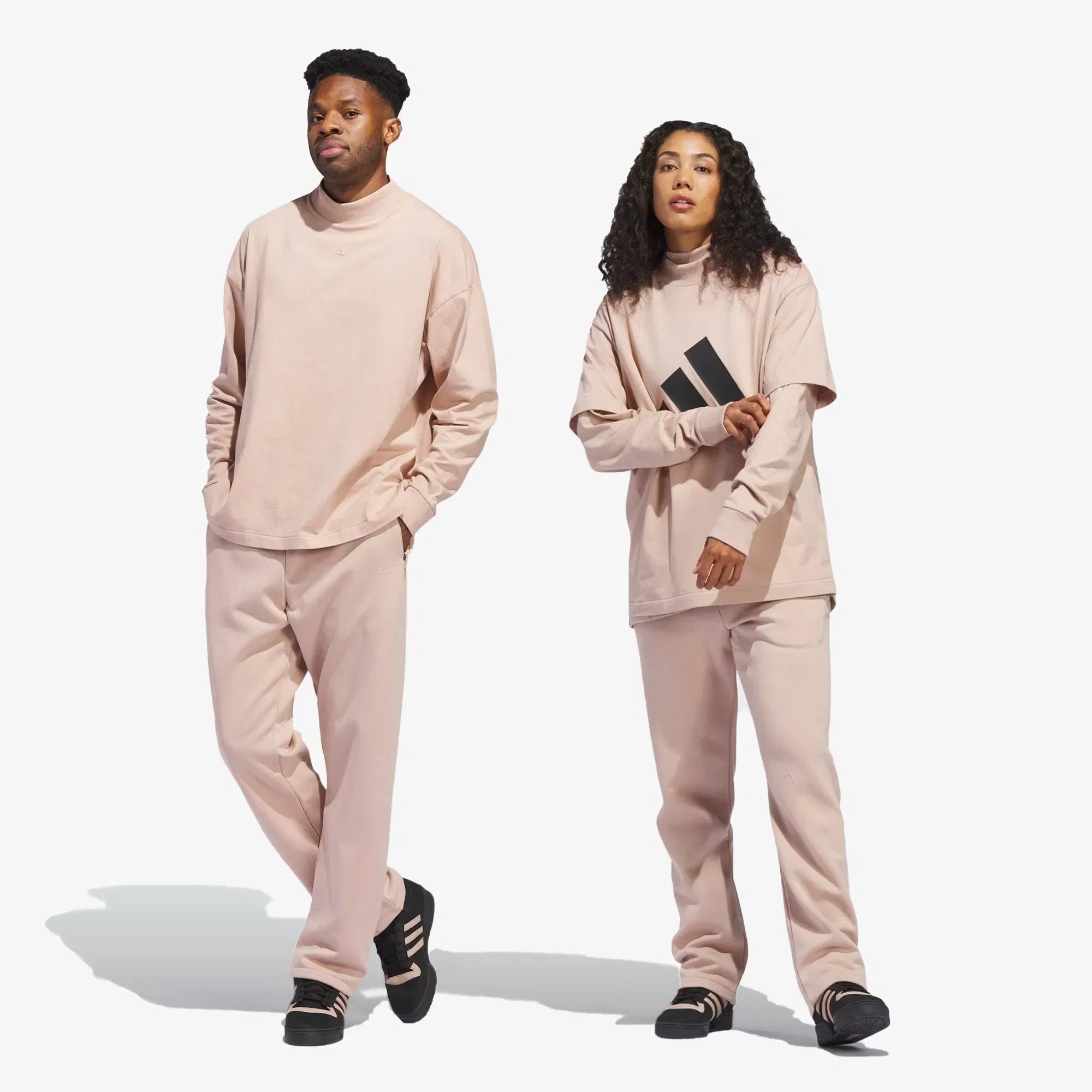 Adidas Originals BASKETBALL SWEAT PANT { ASH PEARL
