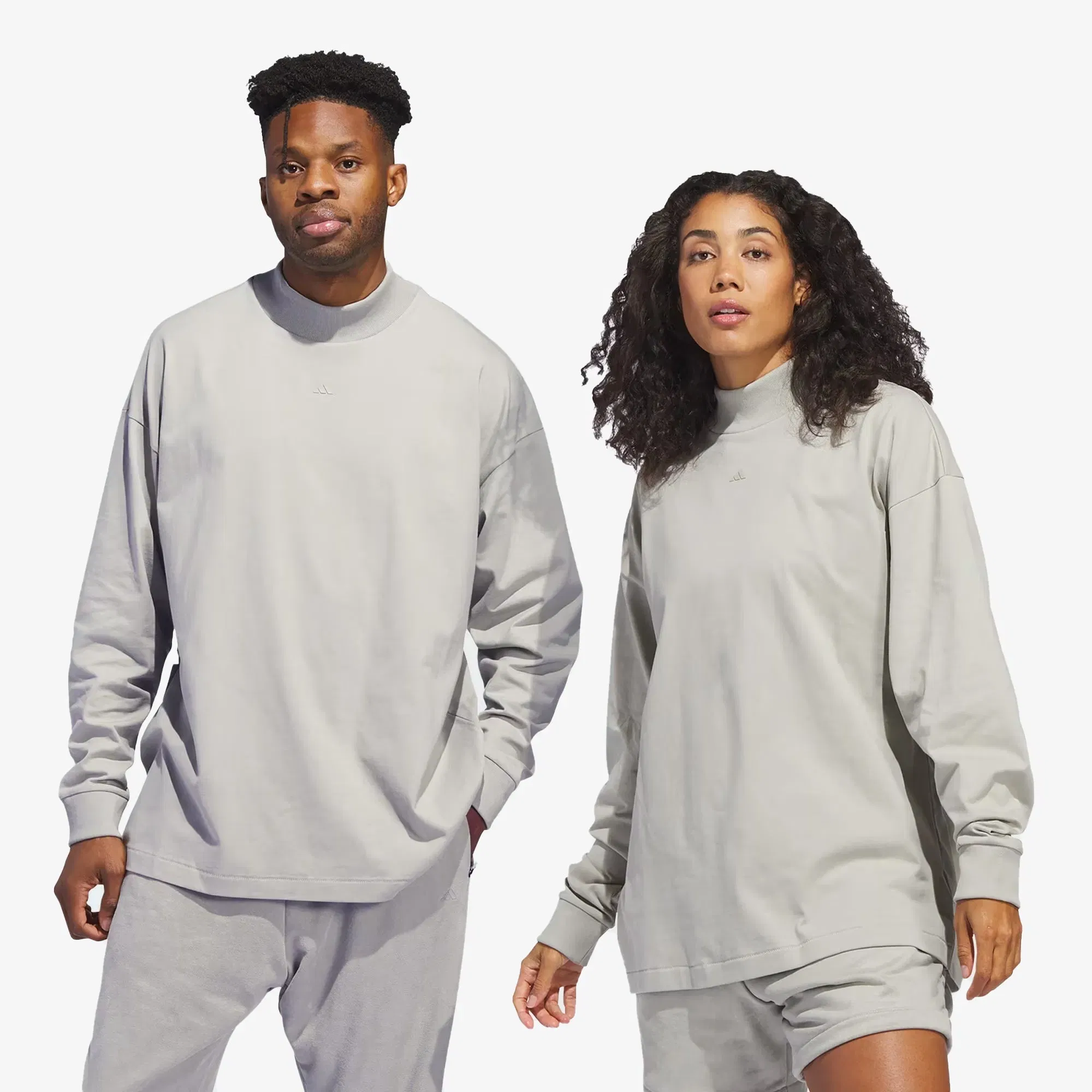 Adidas BASKETBALL Long Sleeve T-Shirt { SESAME