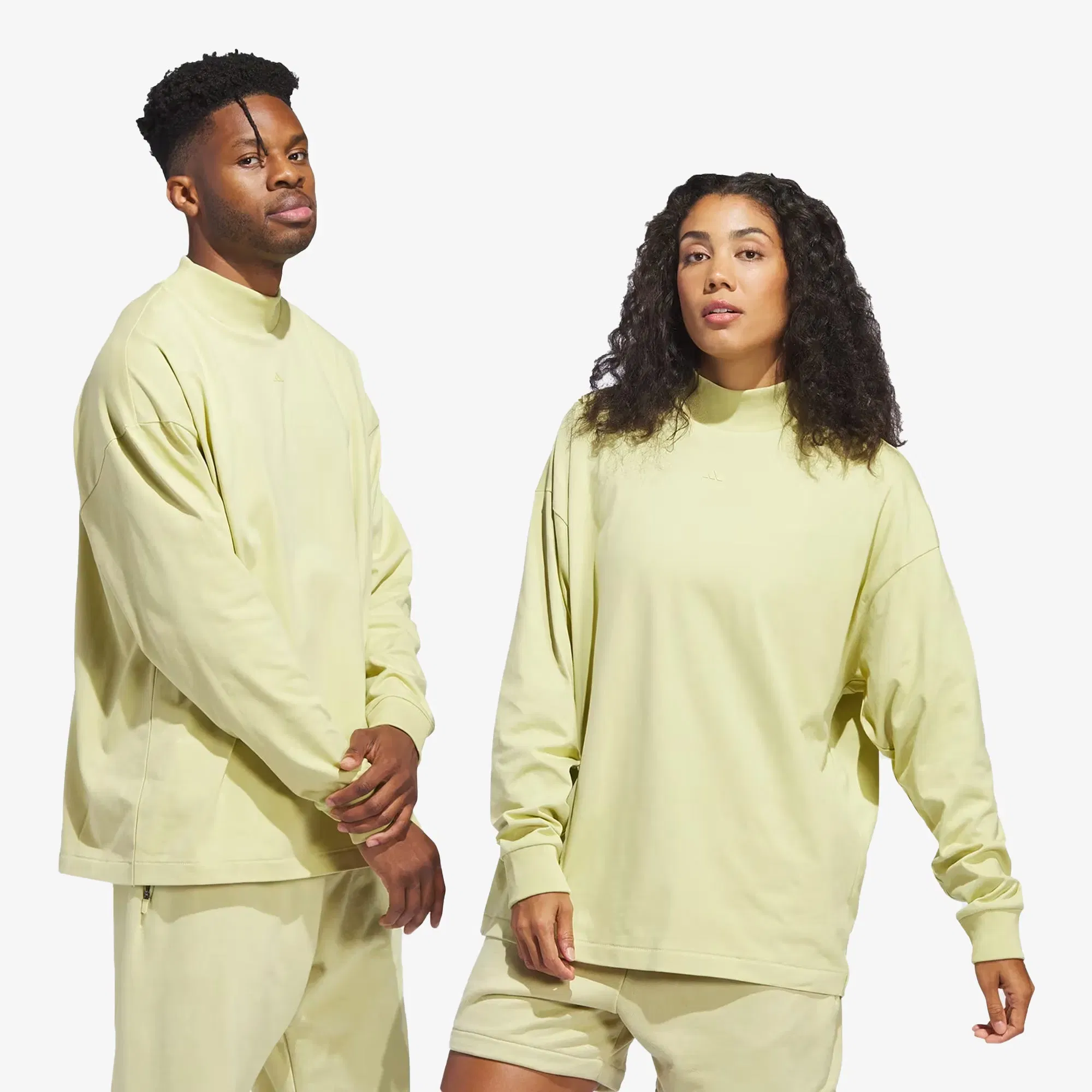 Adidas BASKETBALL Long Sleeve T-Shirt { HALO GOLD