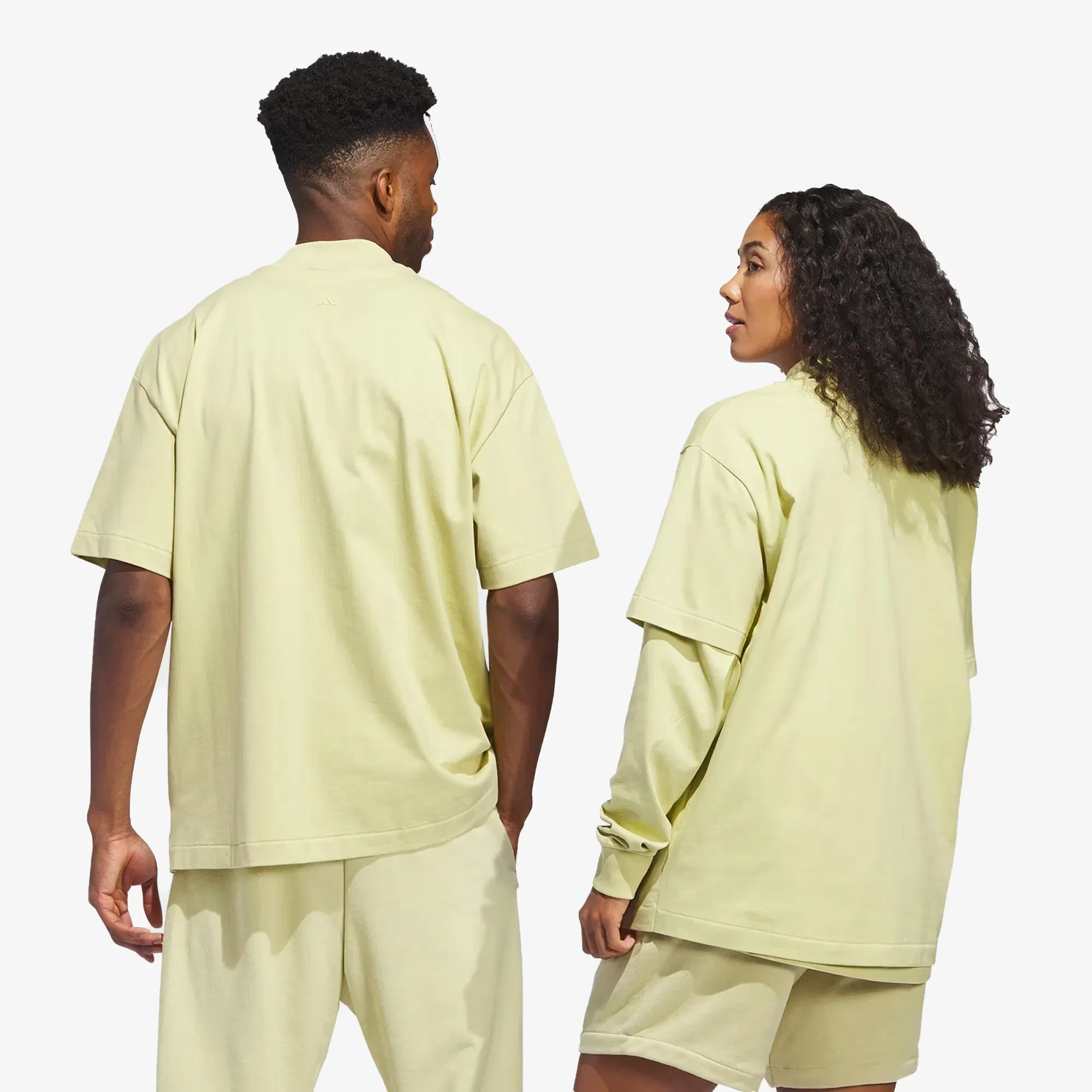 Adidas BASKETBALL T-Shirt { HALO GOLD/HALO GOLD
