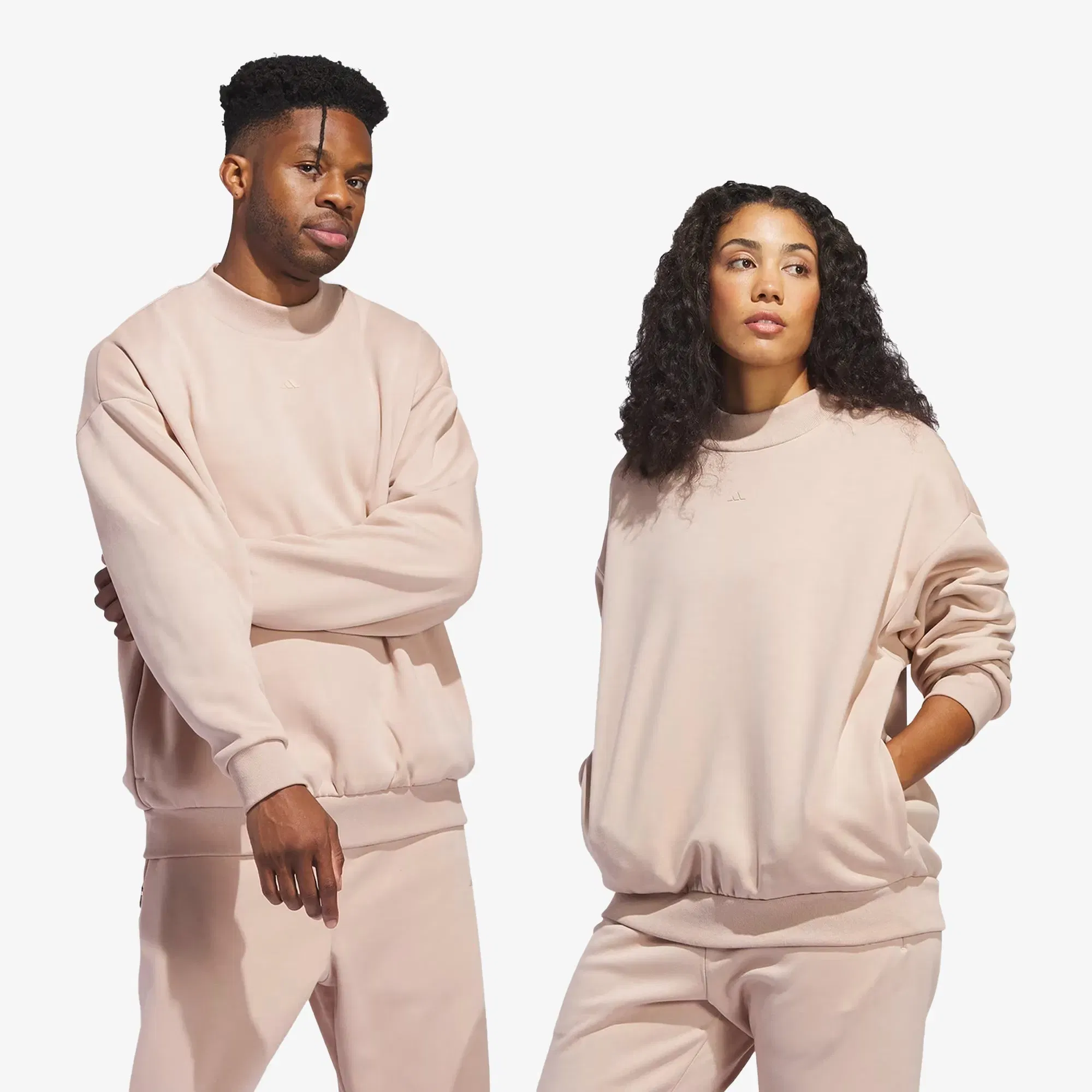 Adidas Originals BASKETBALL CREW SWEATSHIRT { ASH PERAL