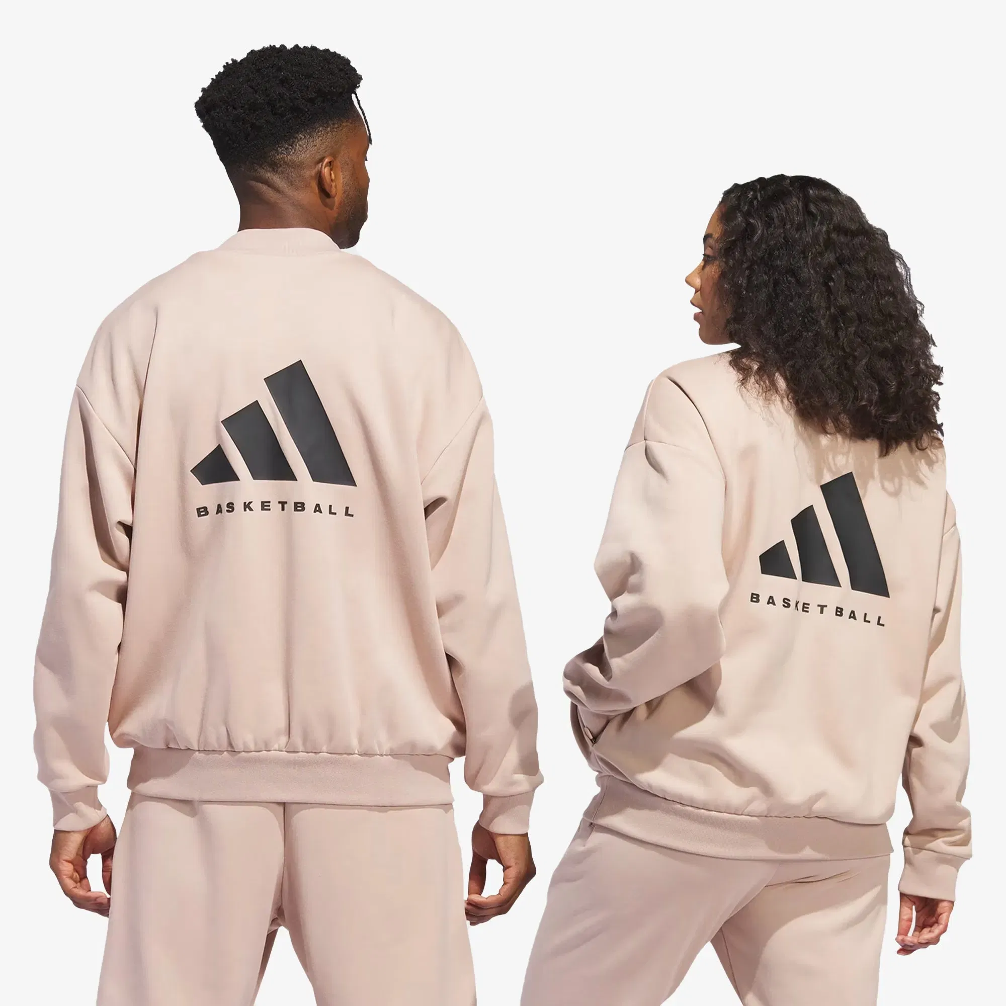 Adidas Originals BASKETBALL CREW SWEATSHIRT { ASH PERAL