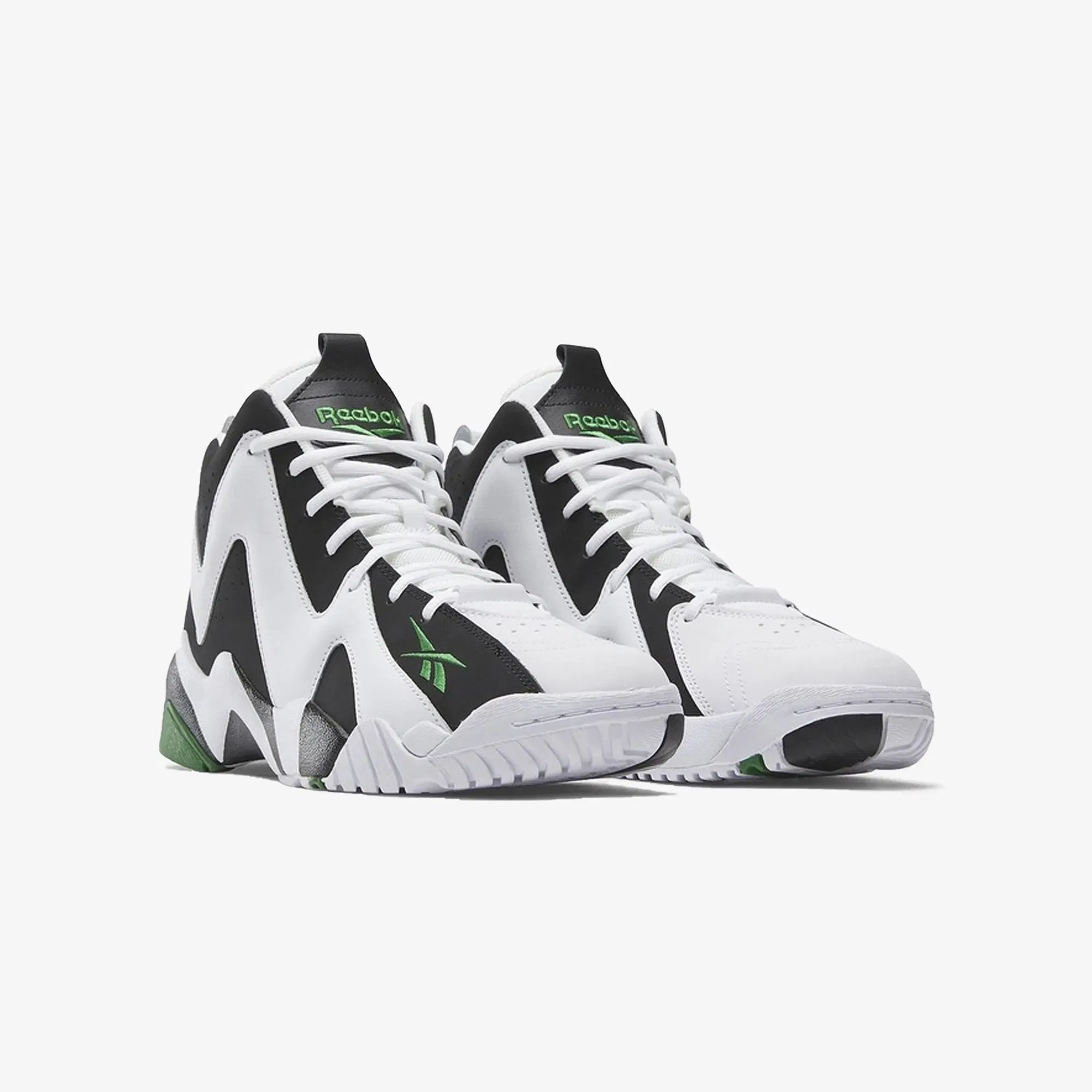 Reebok HURRIKAZE II { FTWR WHITE/CORE BLACK/GLEN GREEN