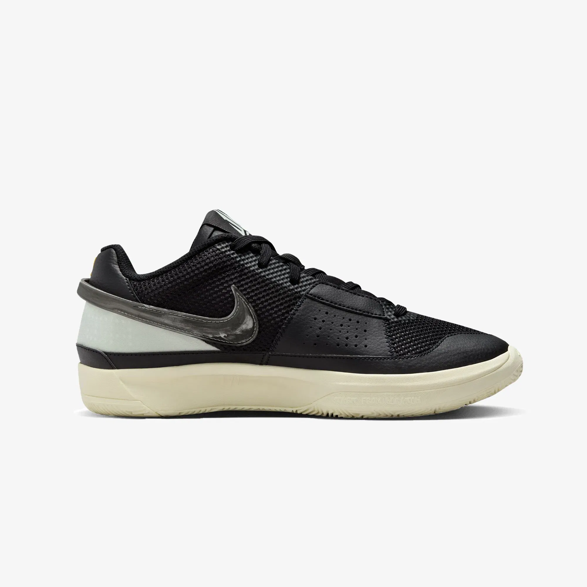 Jordan JA MORANT JA 1 EP { BLACK/LIGHT SILVER-COCONUT MILK