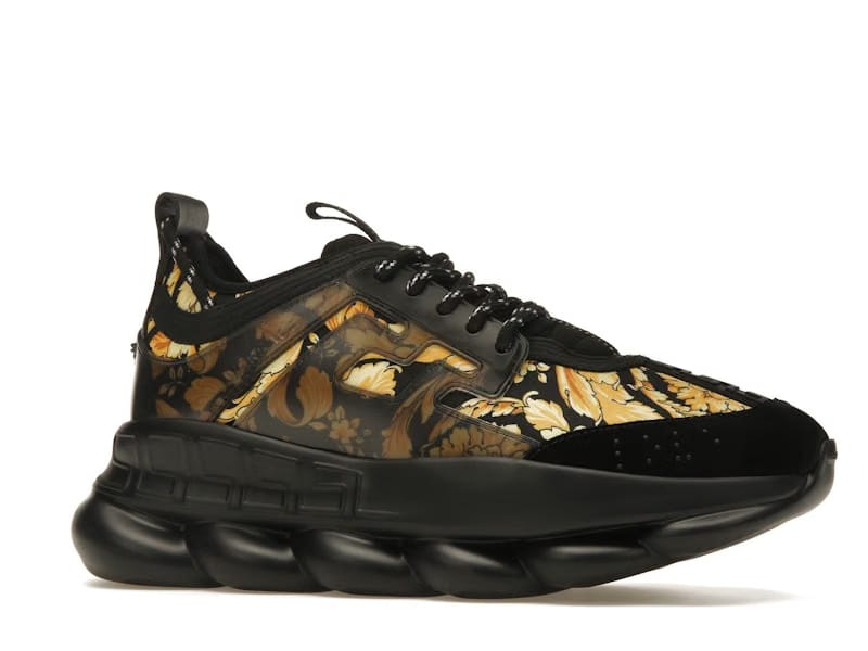 Versace Chain Reaction Central Greek Key Print Black