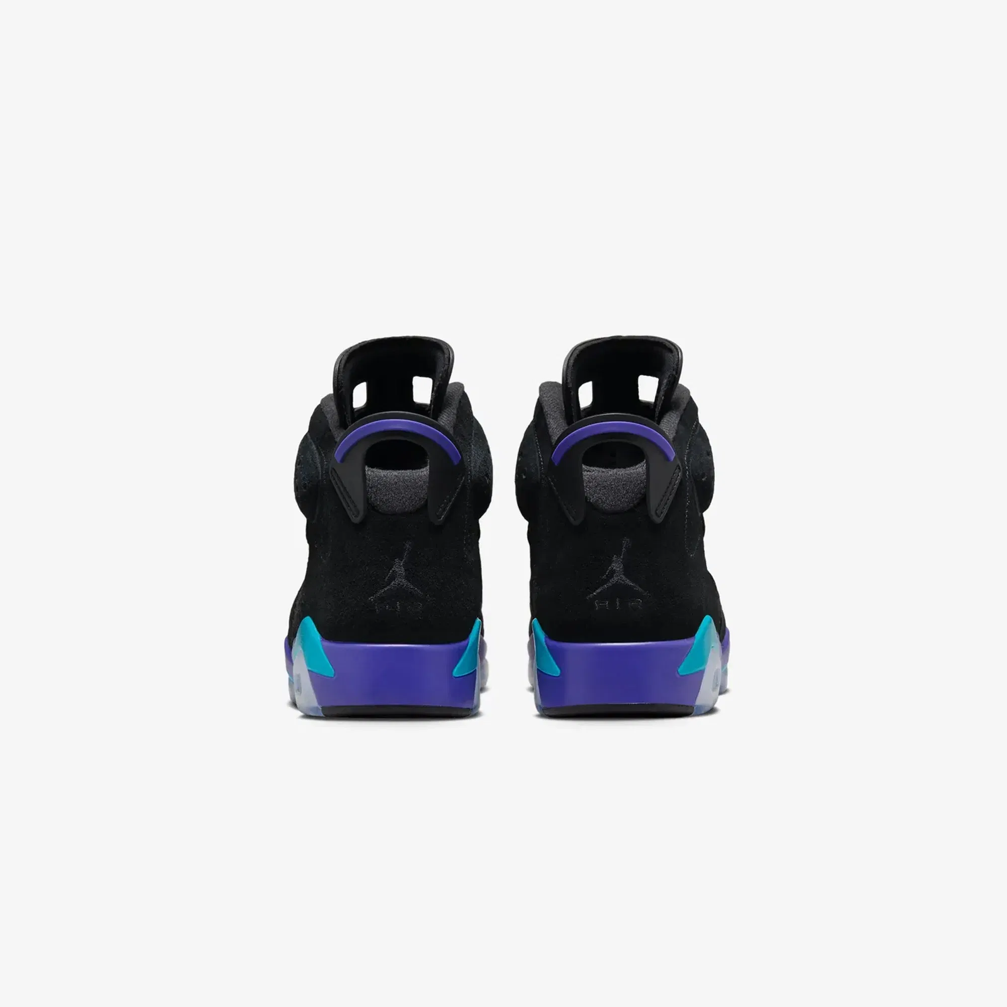 Jordan AIR JORDAN 6 RETRO { BLACK/BRIGHT CONCORD-AQUATONE