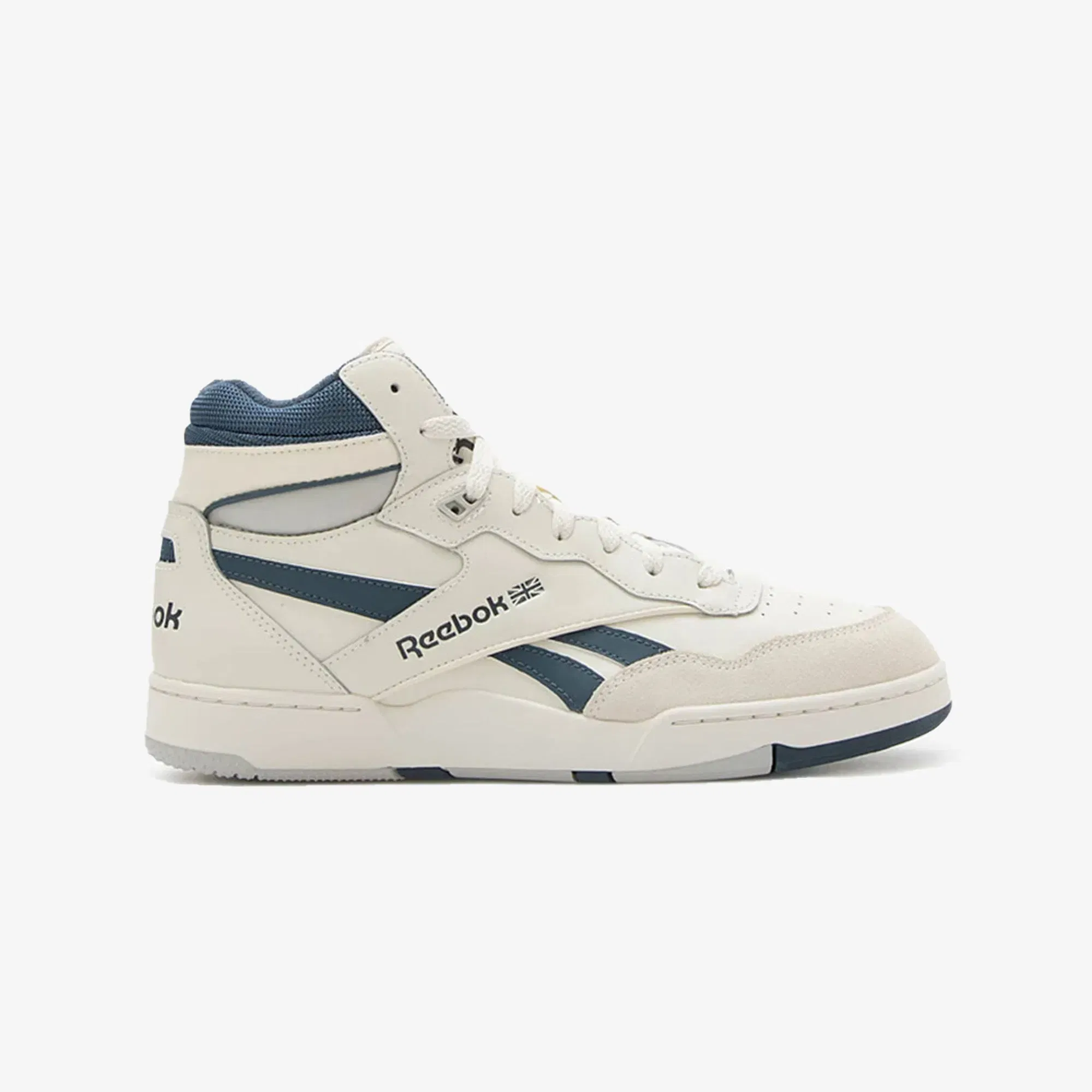 Reebok BB 4000 LI MID { WHITE/BLUE