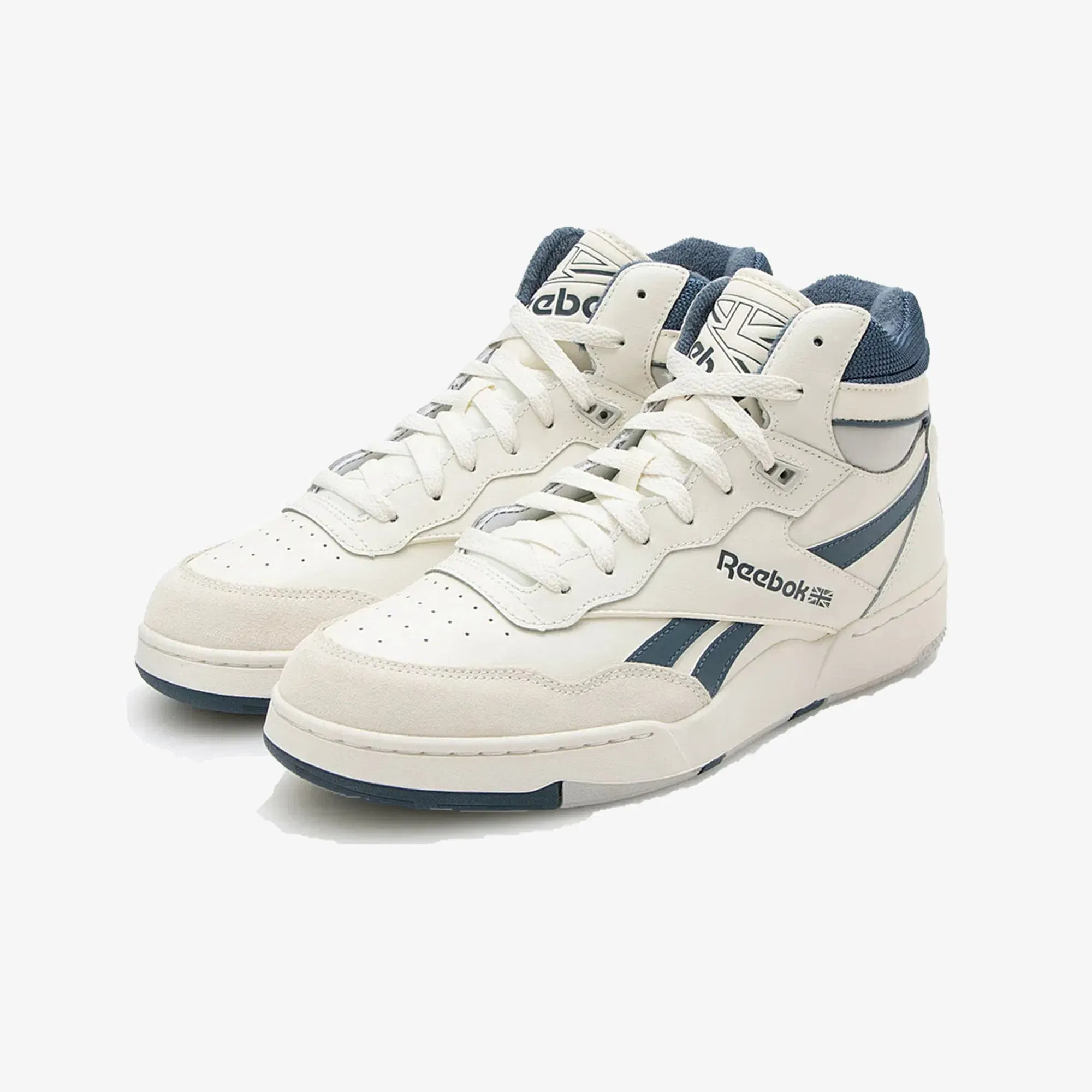Reebok BB 4000 LI MID { WHITE/BLUE